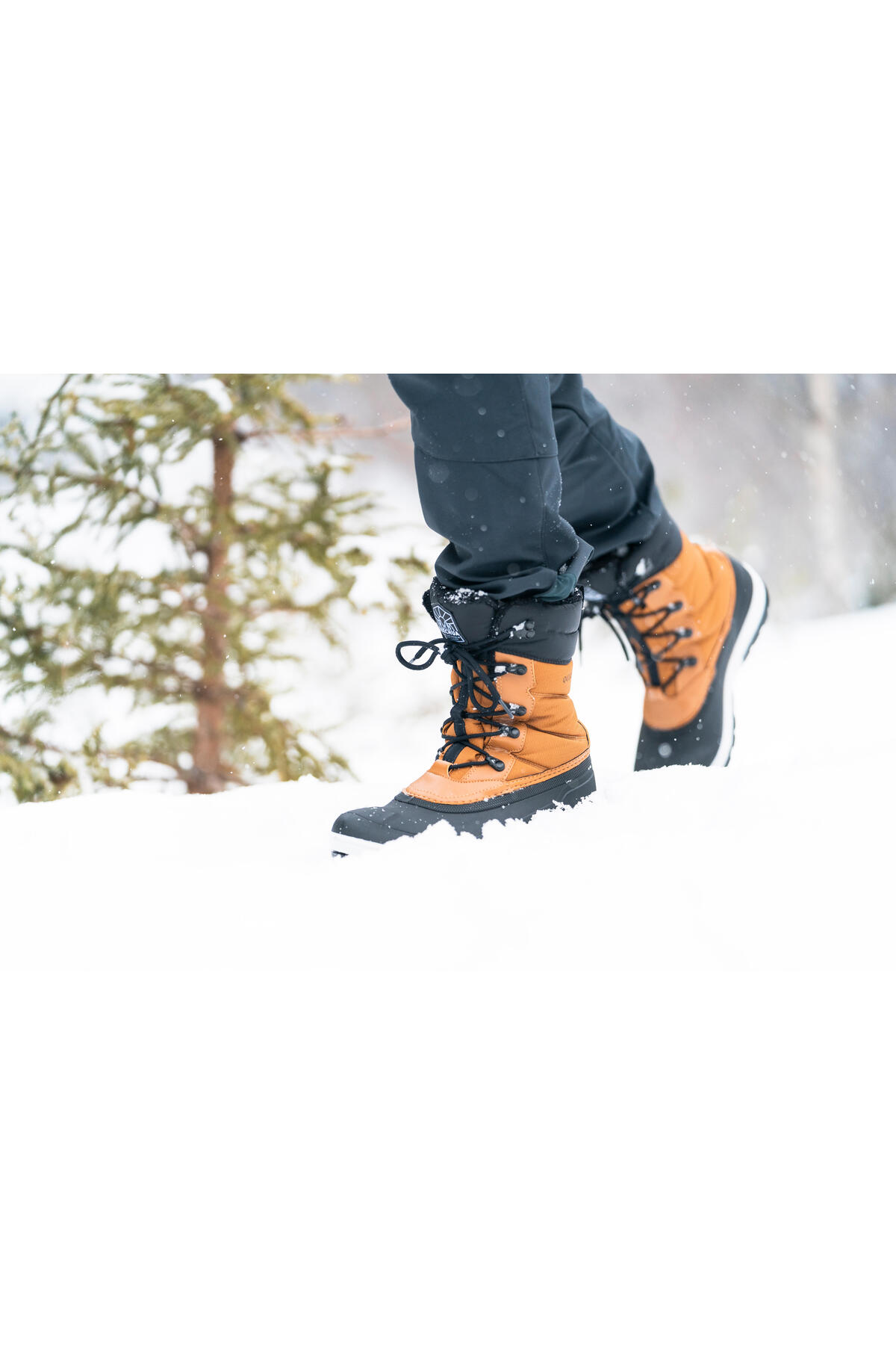 Decathlon Quechua Erkek Outdoor Kar Botu - Siyah - NH500 High görsel 8