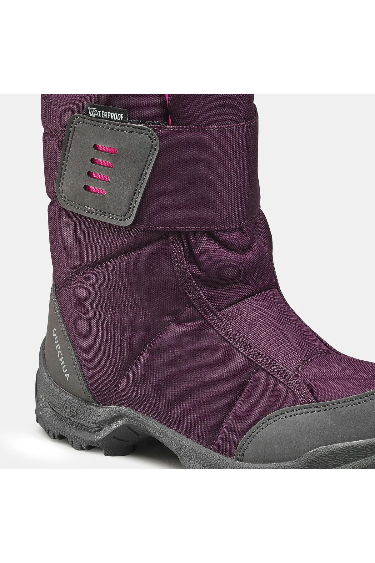 Decathlon-Purple Kids Waterproof Outdoor Snow Boots - 24/38 - Sh100 5