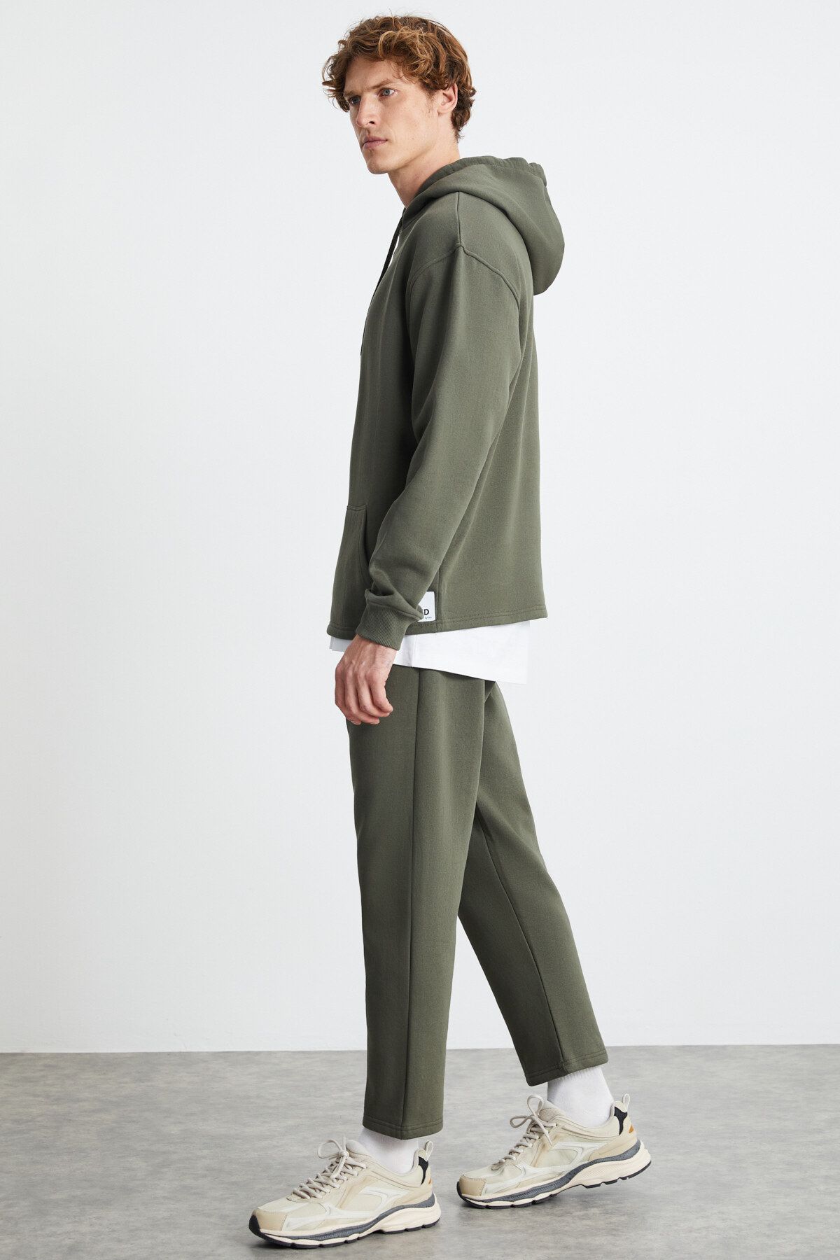 GRIMELANGE-Helder Men's Khaki Tracksuit Set 3