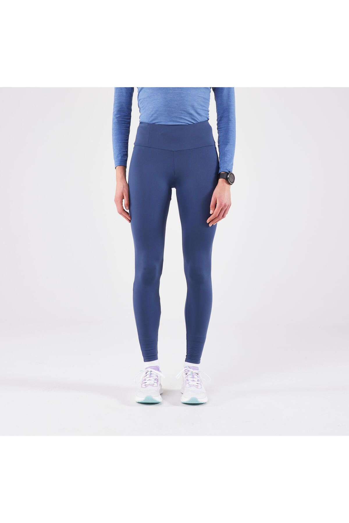 Decathlon-Women's Running Tights - Blue - Kiprun Run 500 Warm 2