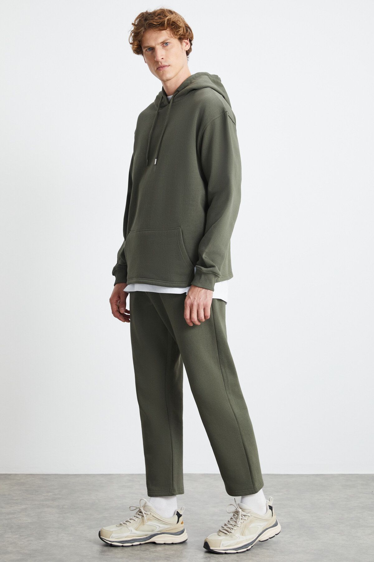 GRIMELANGE-Helder Men's Khaki Tracksuit Set 2