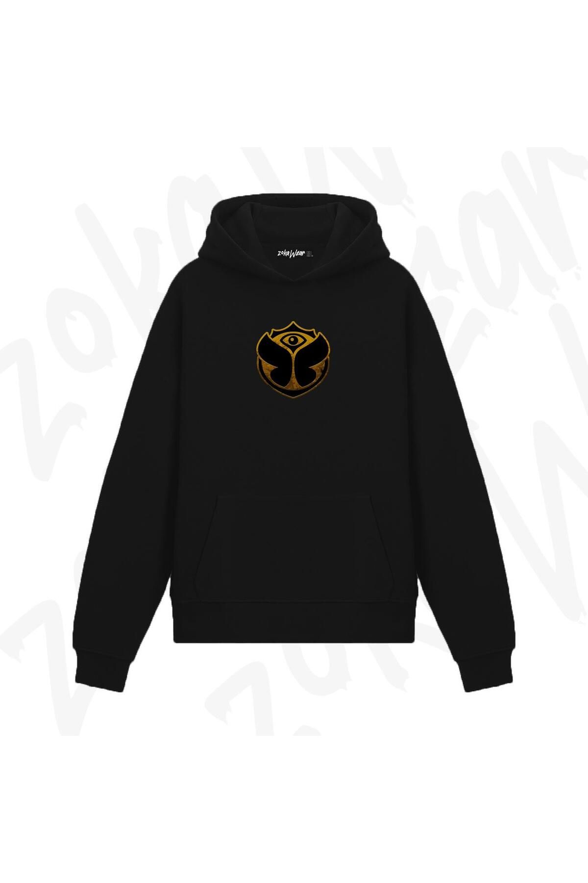 exans Cel Mai Bine Vândut Hanorac Cu Glugă Cu Imprimeu Tomorrowland Design Unisex - XL
