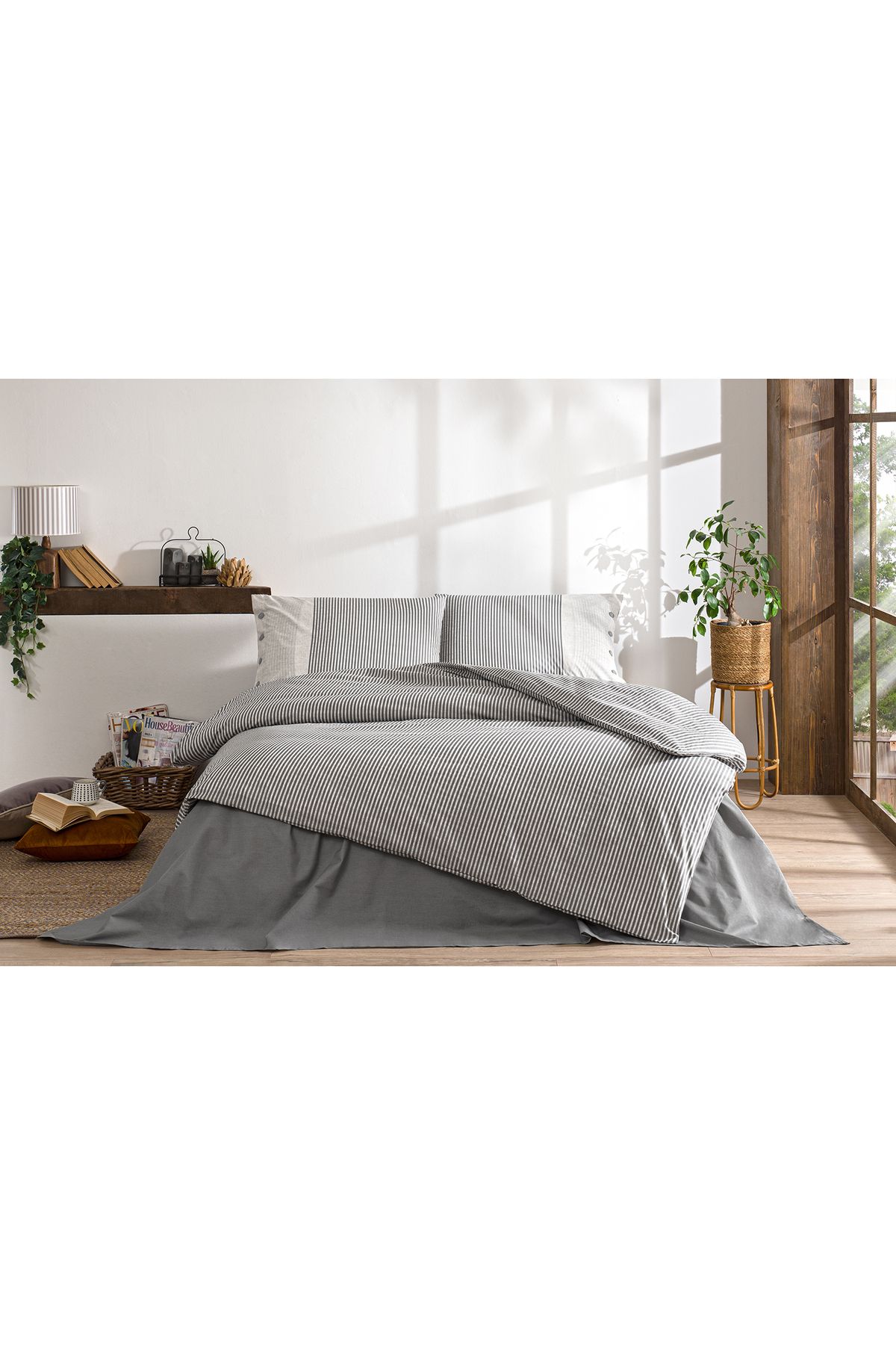 Özdilek-Natural Line Double Quilt Cover Set 4