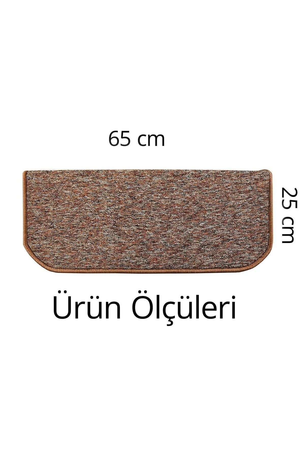 Stepmat-Set of 16 Coffee Colored Square Curl Carpet Stair and Stair Mat 3
