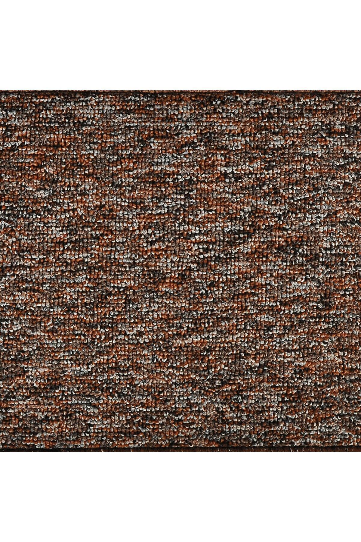 Stepmat-Set of 16 Coffee Colored Square Curl Carpet Stair and Stair Mat 6