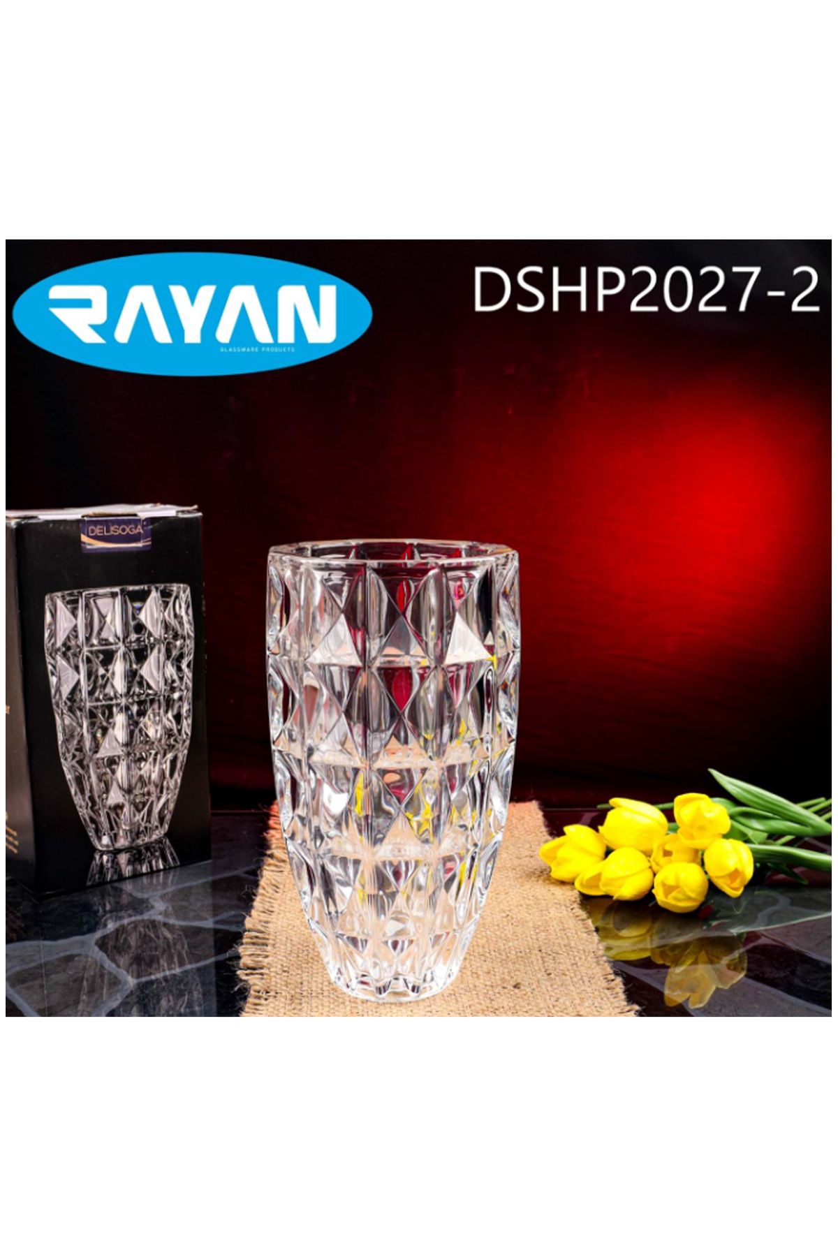 Meleners Rayan Şık Dekoratif Vazo Dshp2027-2