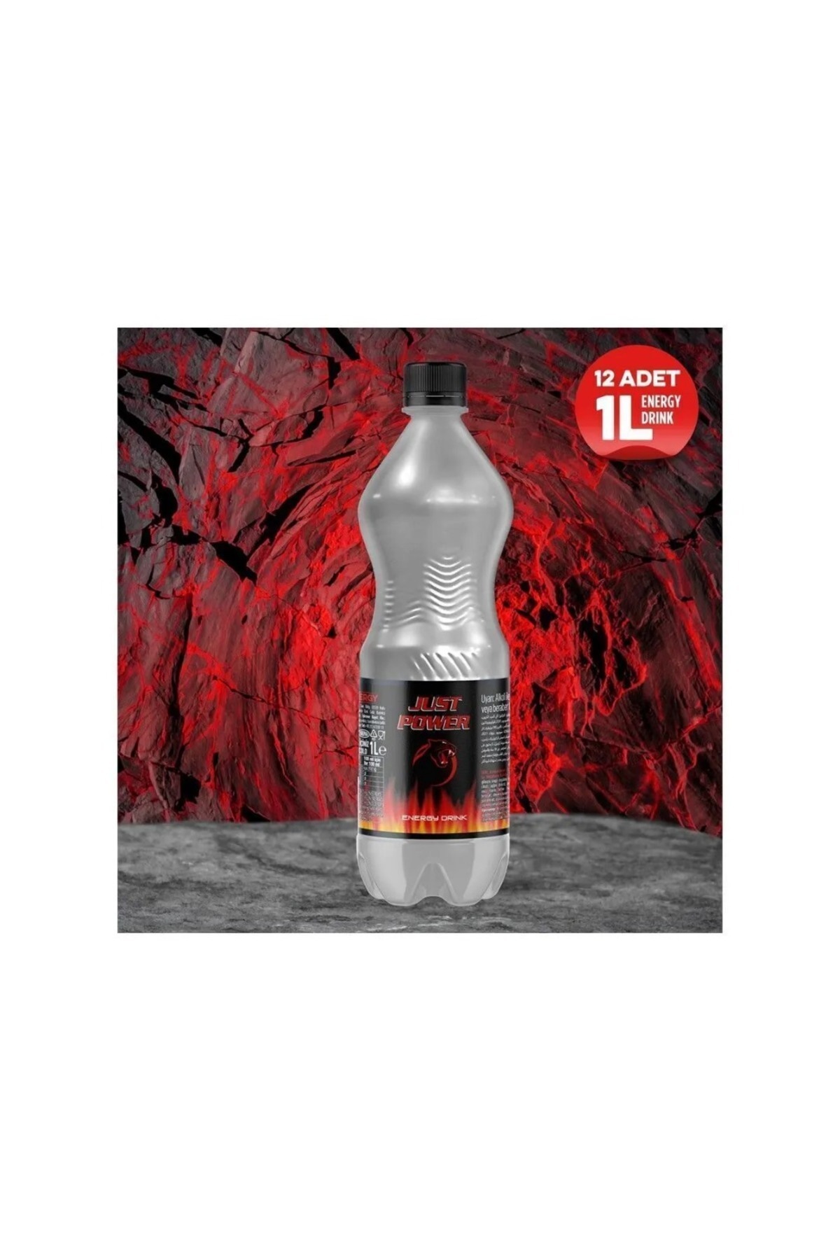 Kardeşler Gıda Toptan Just Power Enerji İçeceği 1 Lt x 12 Adet