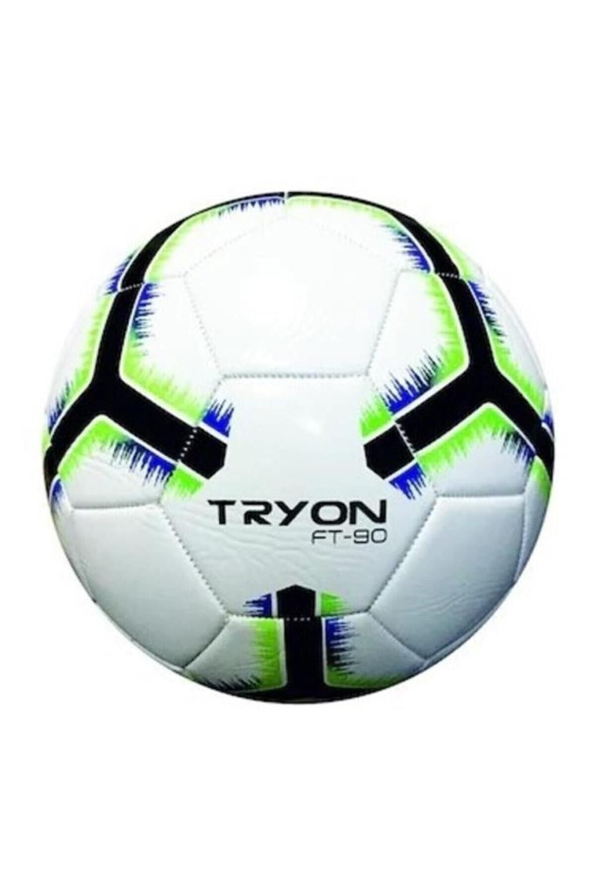 TRYON 5 Numara Ft-90 Dikişli Futbol Topu Antrenman Topu Beyaz Pompa Dahil Değildir Suni / Gerçek Çim