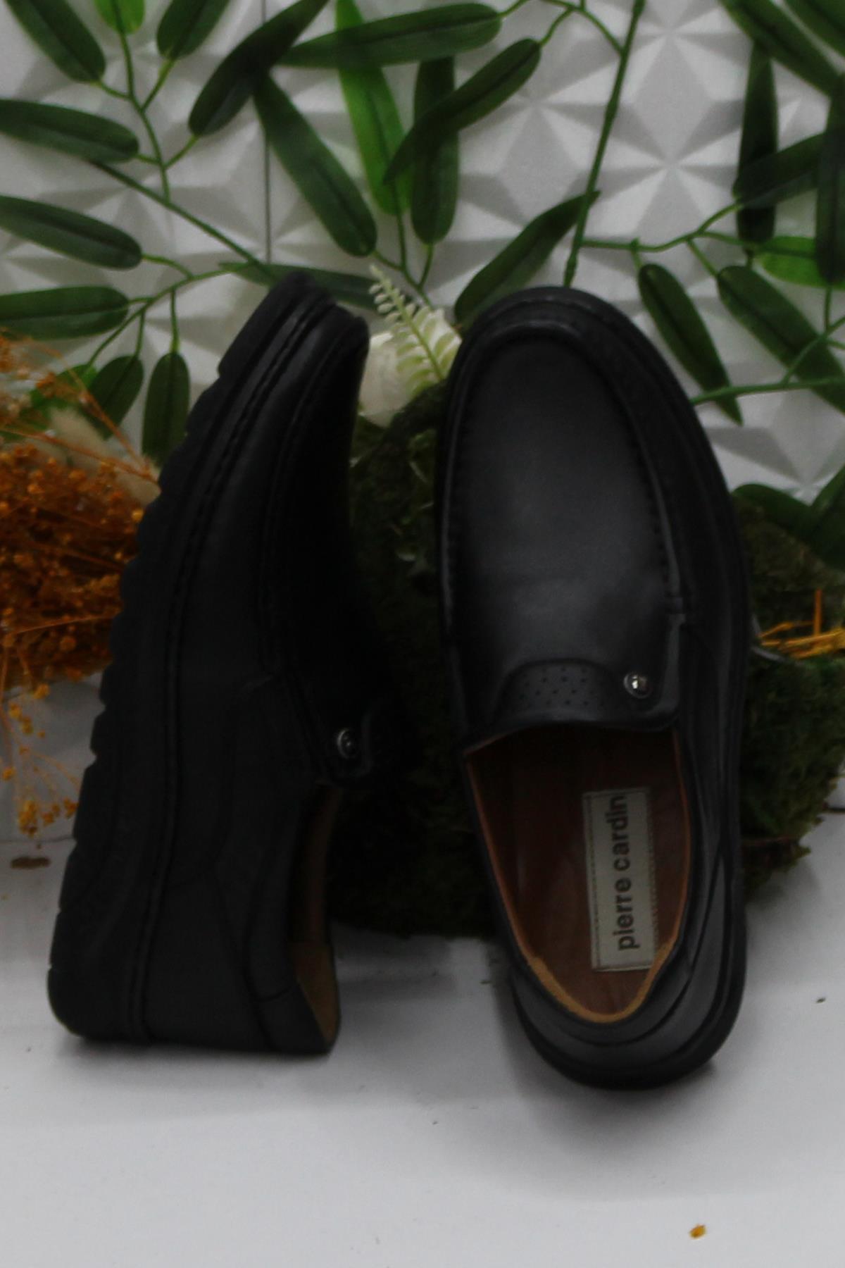 کفش کژوال مردانه راسته | پیر کاردین Pierre Cardin 24K-Pierre-Cardin-67406-Siyah - تصویر 5
