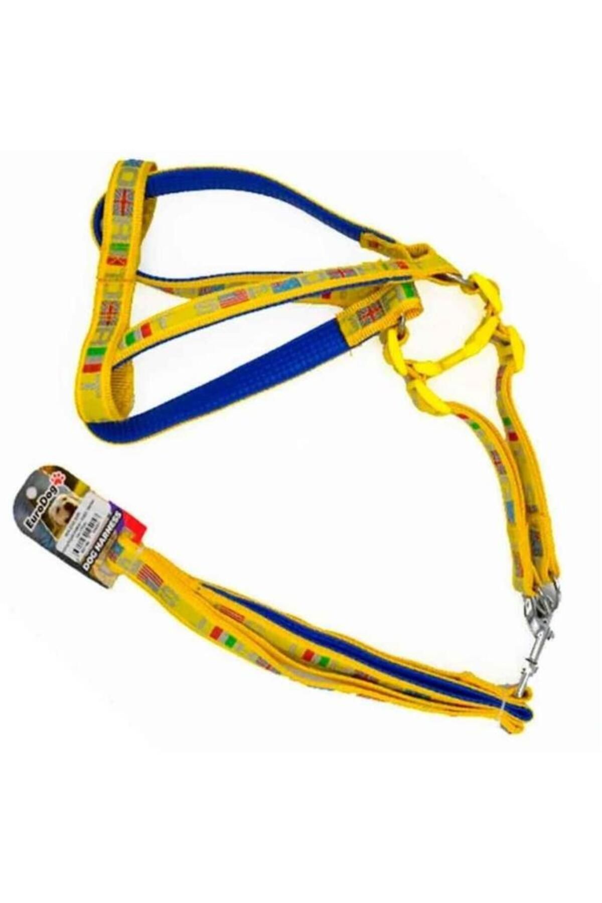O Dog Eurodog Köpek Uzatma Tasması+Göğüs Tasması 120 Cm Sarı tazemama1001202879 - 454-2021-SARI - Petshopu
