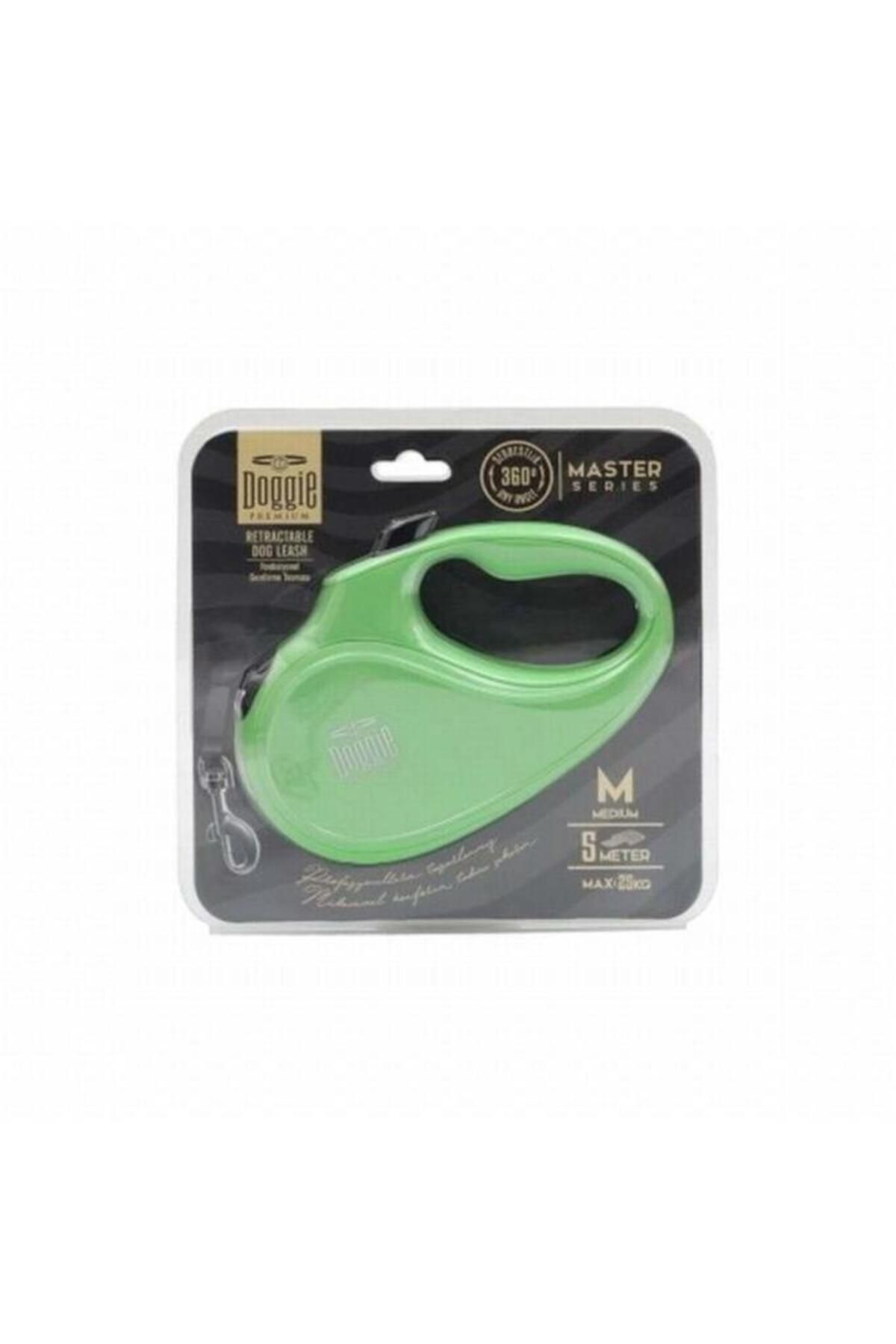 O Dog Doggie Master Otomatik Köpek Uzatma Tasması Medium Yeşil 25 Kg 5 Mt - Petshopundan