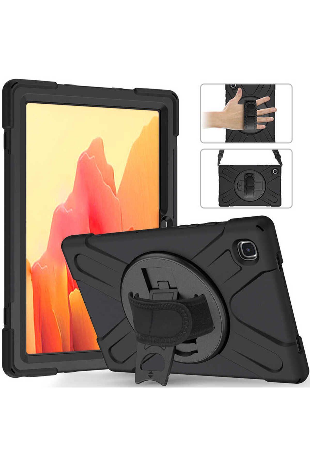 Hatreds-حافظة متوافقة مع جهاز Galaxy Tab A7 10.4 T500 2020 بتصميم مدرع مع حامل 4