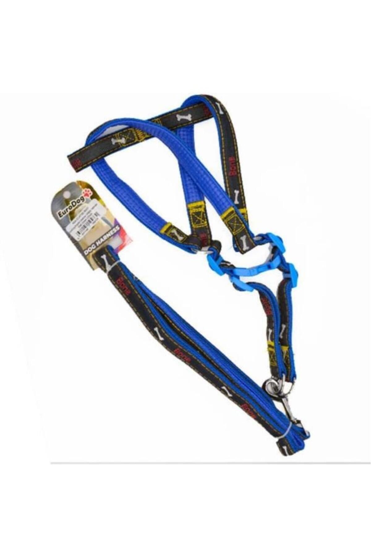 O Dog Furlo Köpek Uzatma Tasması+Göğüs Tasması Mavi 20mm 120 Cm tazemama1001202882 - 454-JCLH735-MAVI