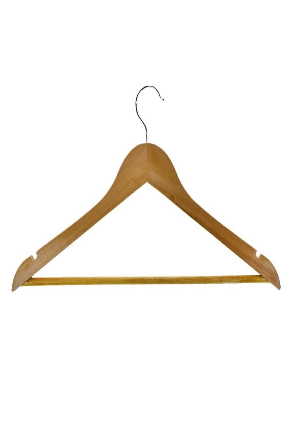 MMB Boutique-3 Pieces Acero and Wooden Clothes Hanger - 38301 1