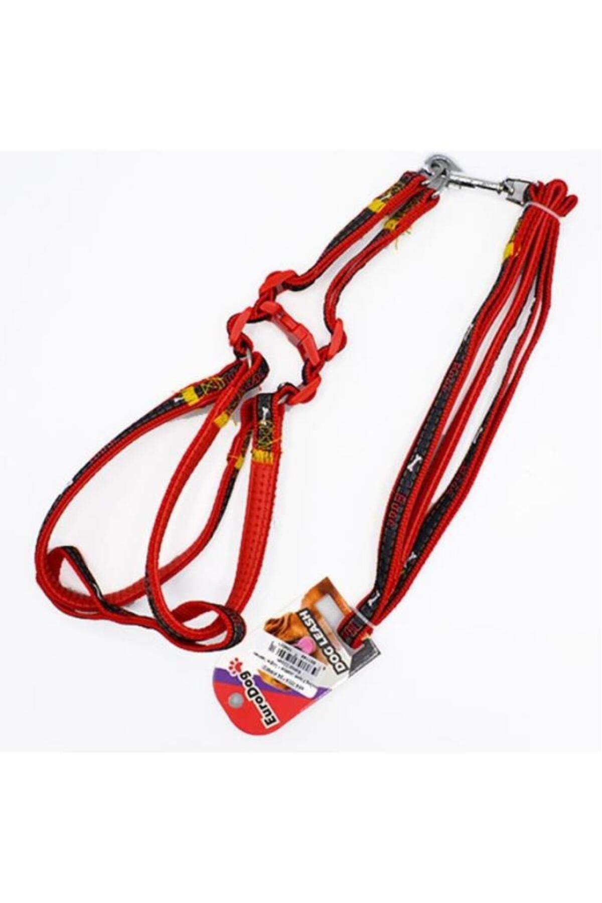 O Dog Furlo Euro Dog Köpek Uzatma Tasması ve Göğüs Tasması Kırmızı 120 Cm - 454-JCLH734-KIRMIZI