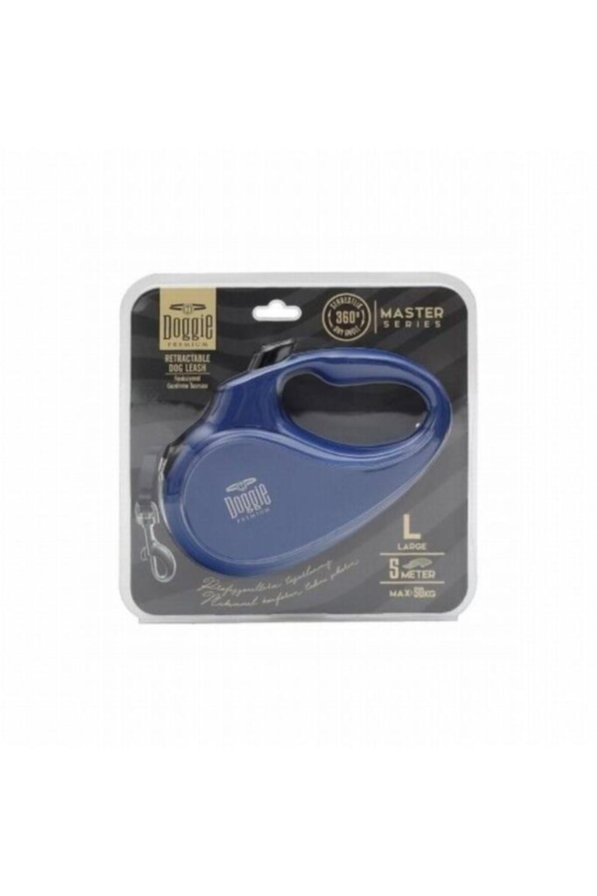 O Dog Doggie Master Otomatik Köpek Uzatma Tasması Large Royal Mavi 50 Kg 5 Mt - Petshopundan