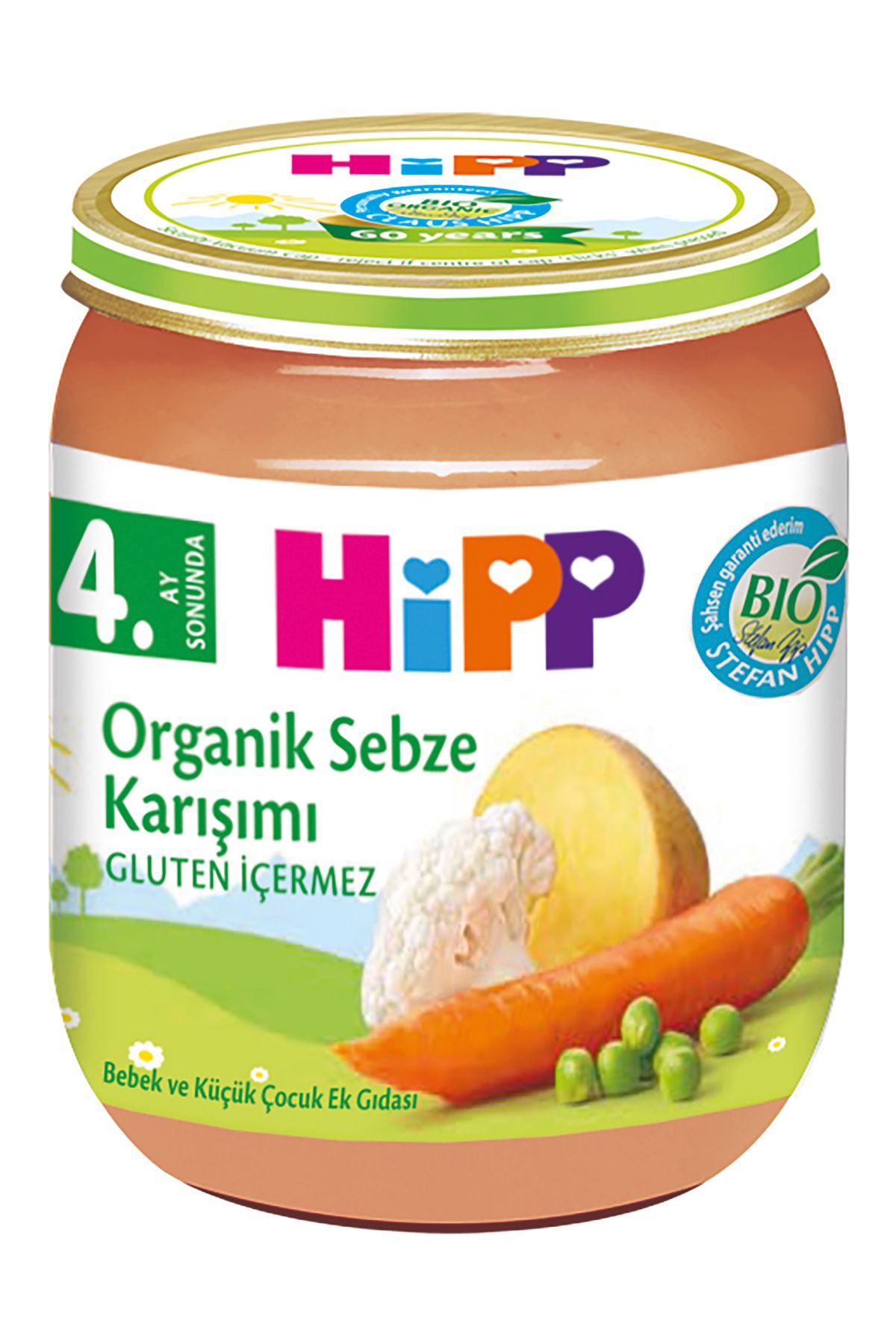 Hipp Organik Sebze Karışımı Kavanoz Mama 125 gr