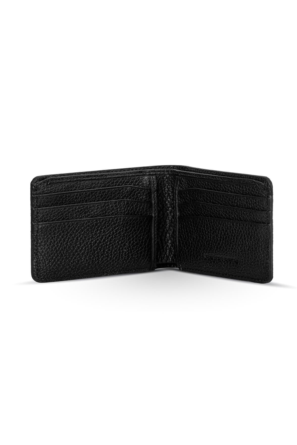 Deri Company-Men's Genuine (real) Floater Leather Wallet Black113539 3