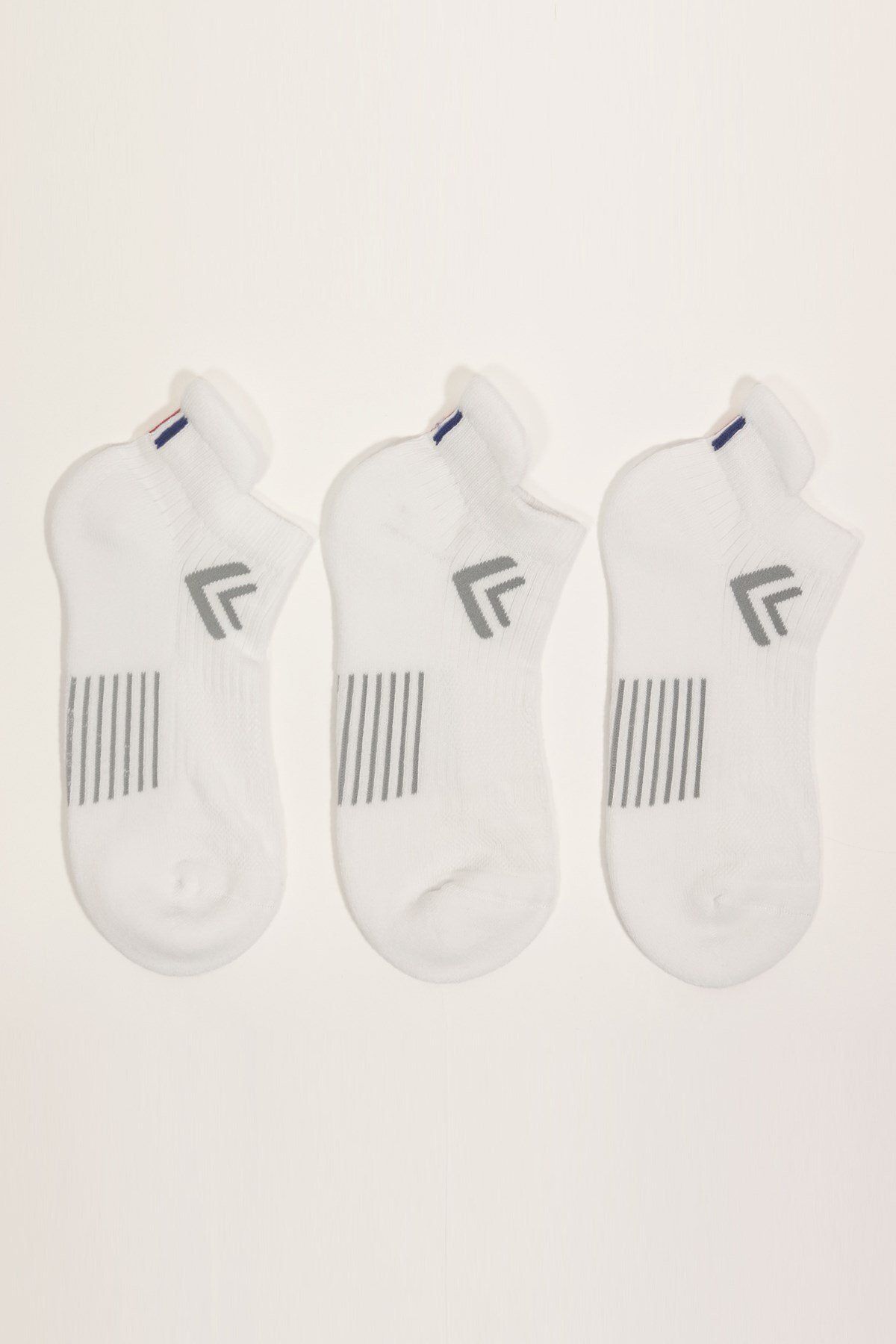 Katia&Bony-Pack of 3 Golf Unisex Step Socks White/white/white 1