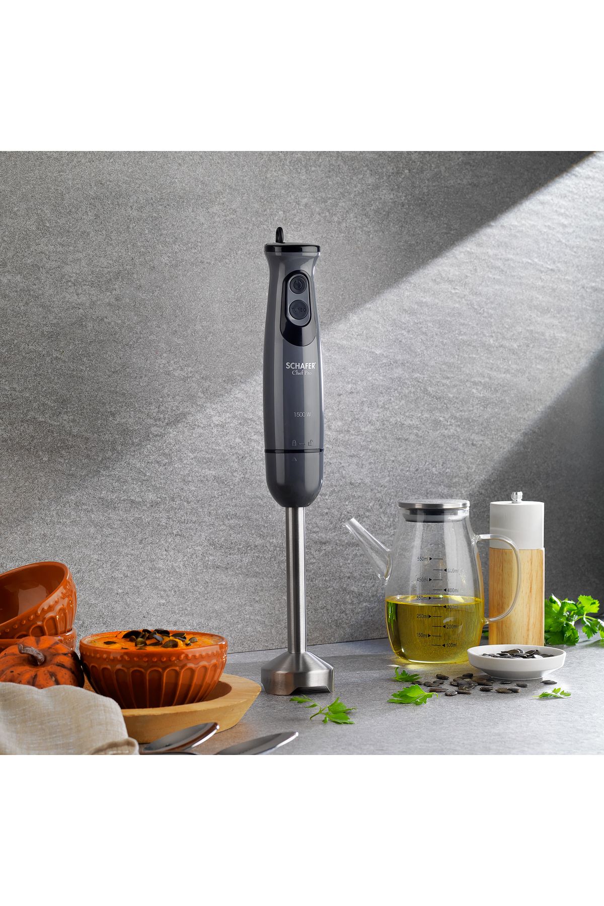 Schafer Chef Pro Çubuk Blender-Antrasit