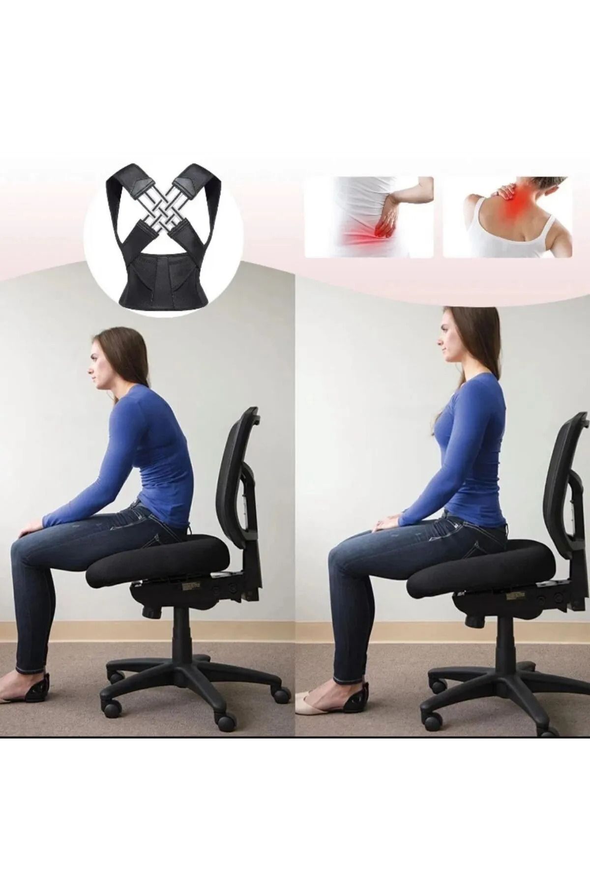 MultiFlexPro-Ιατρική όρθια στάση γυναικών-ανδρών Κορσές πλάτης και μέσης - Αθλητικός κορσές κατά της καμπούρας 7