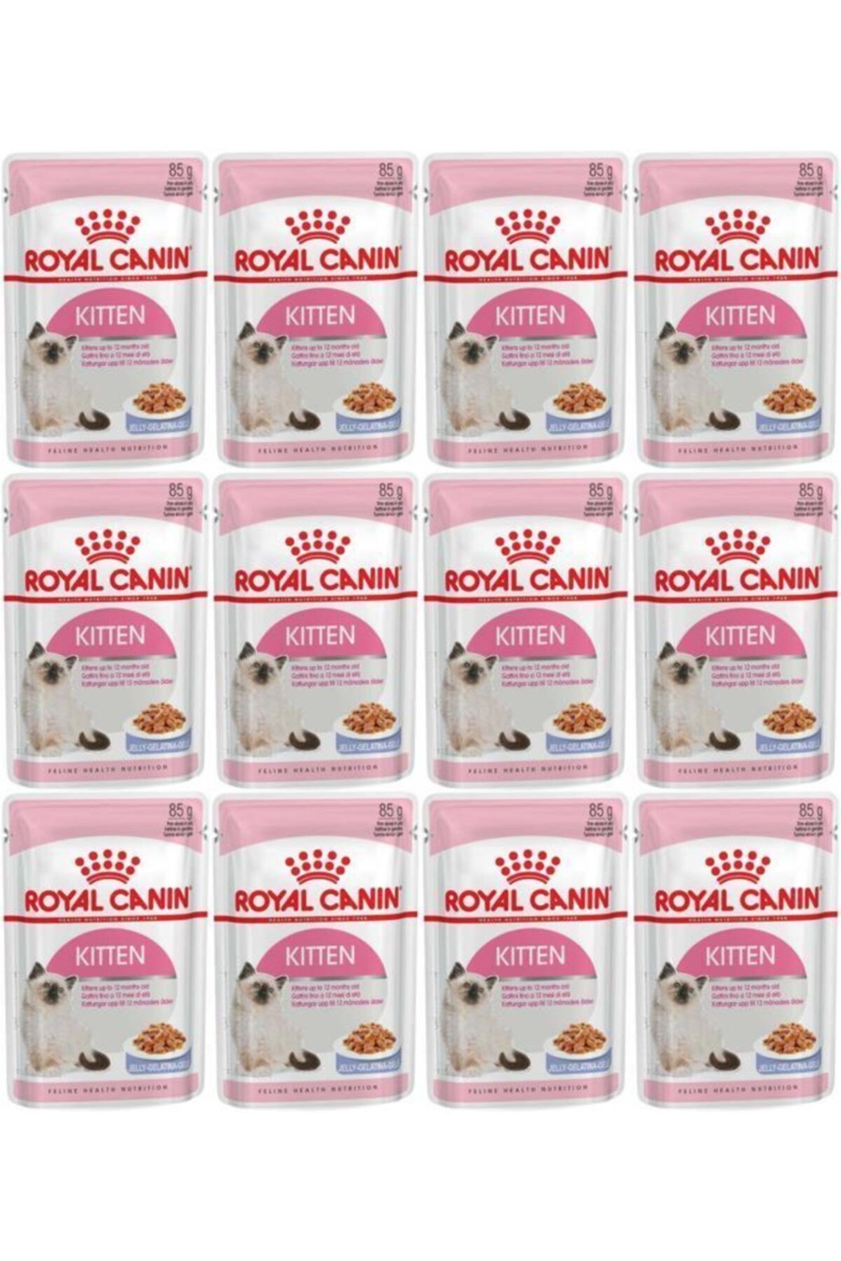 Royal Canin Jelly Kitten Yas Yavru Kedi Konservesi 85 Gr 12 Adet