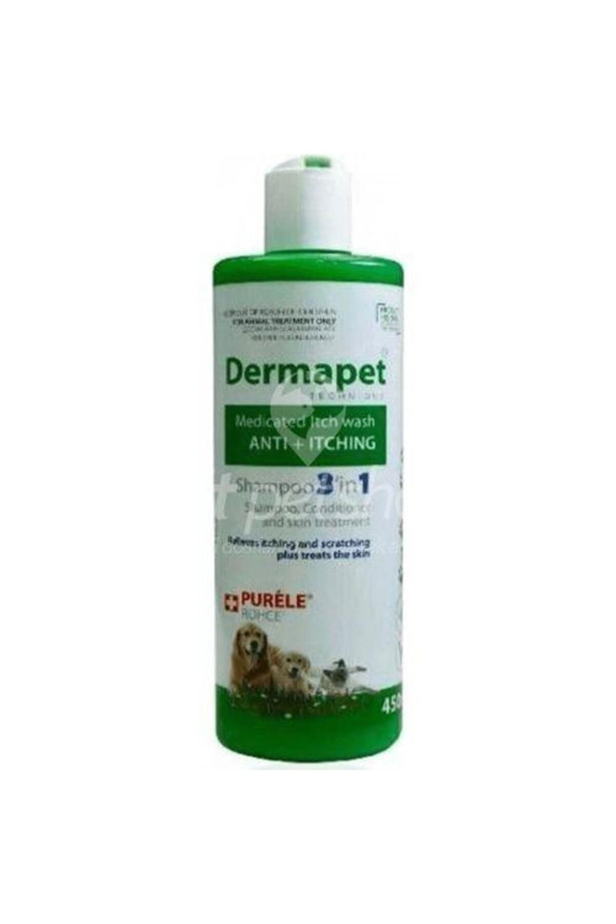 Purele Dermapet Kedi Köpek Şampuanı 3in1 Plus 450 ml