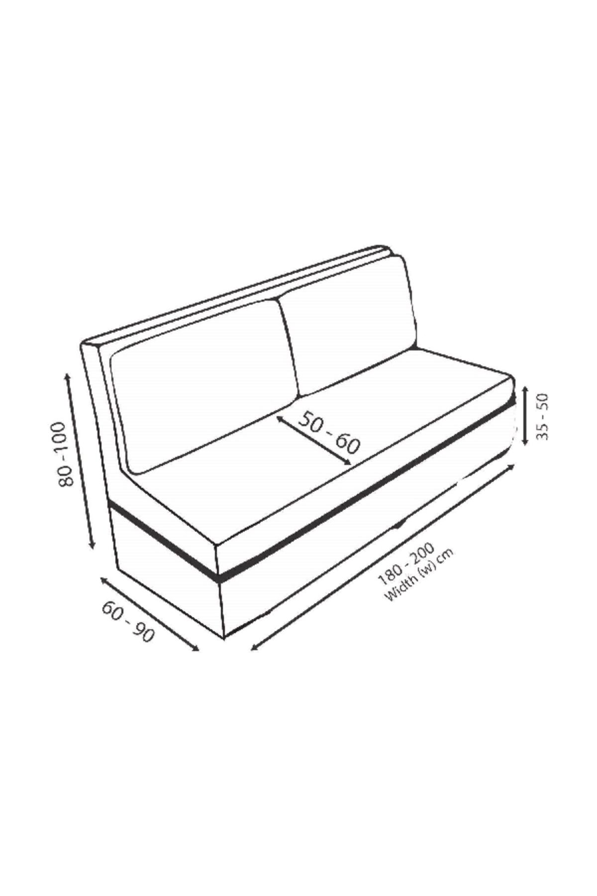 Home Box-غطاء أريكة سرير أساسية بثلاثة مقاعد 8