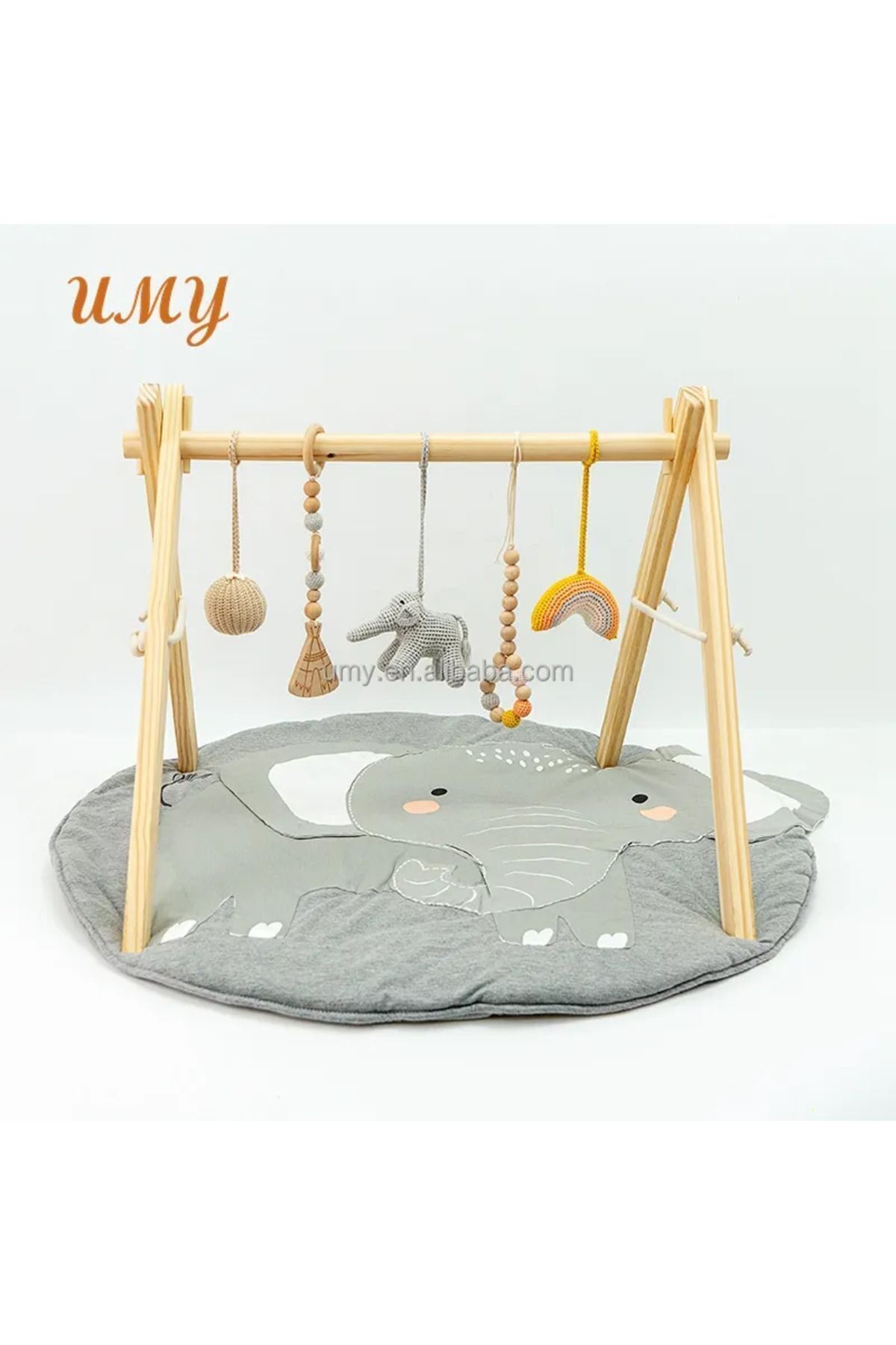 Jusso 3 Boyutlu Dokunuş Safari Hayvanlar Oyun Halısı 115*115 cm fotoğrafı 3 (önizleme)