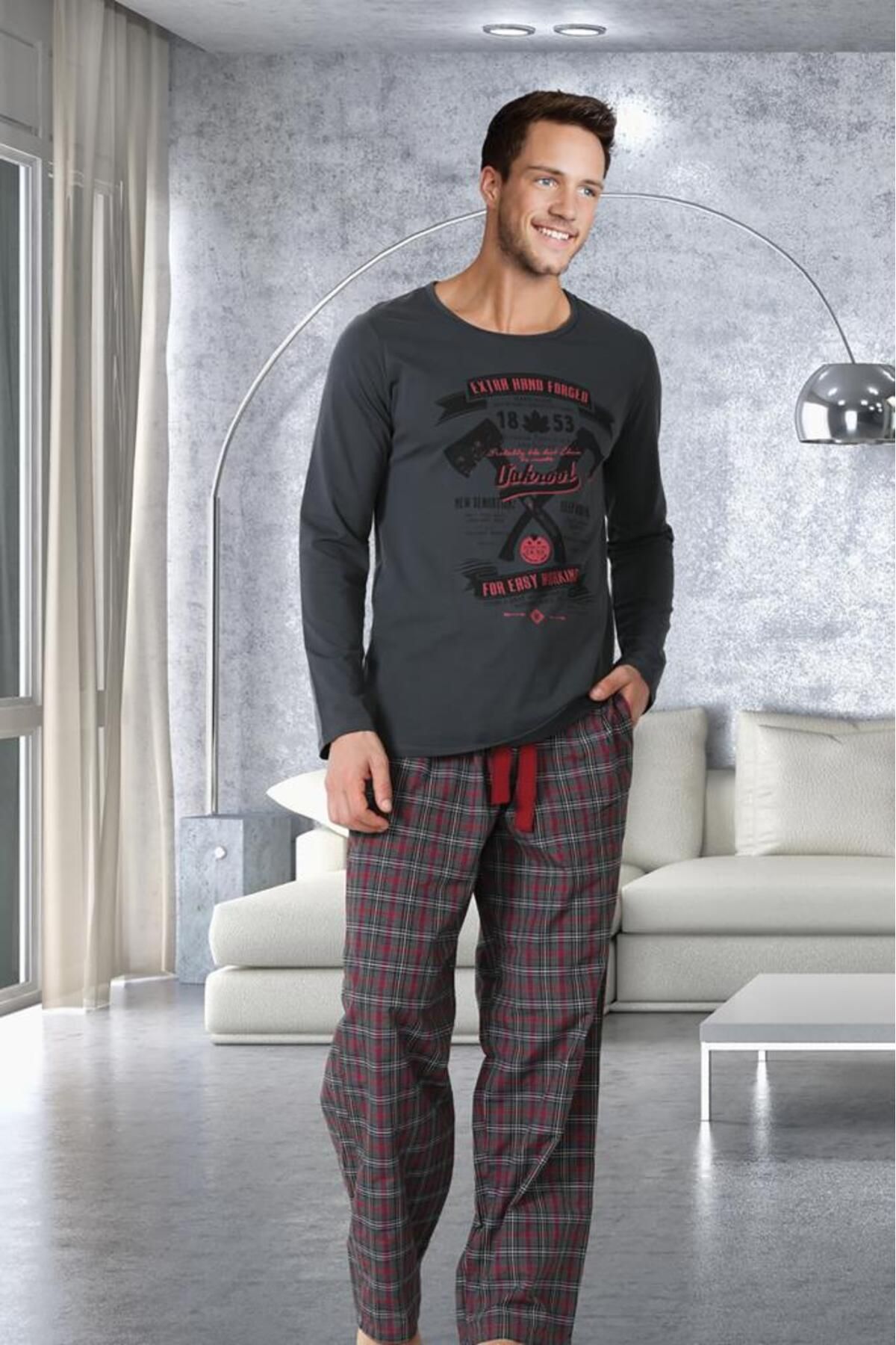 Doremi-Dark Damon Men's Pajama Set 5