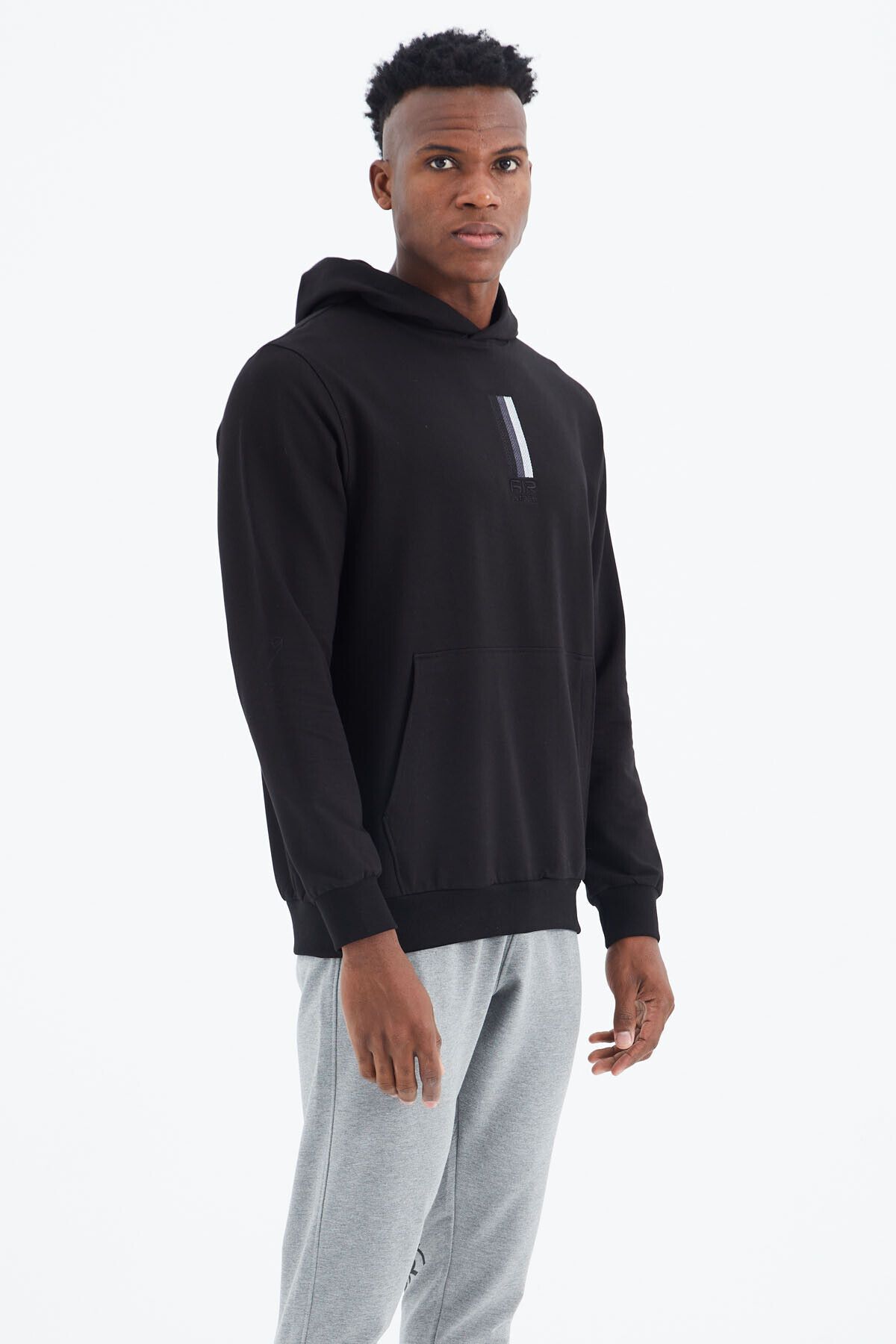 AIR JONES-Harvey Black Hooded Sweatshirt - 88309 2