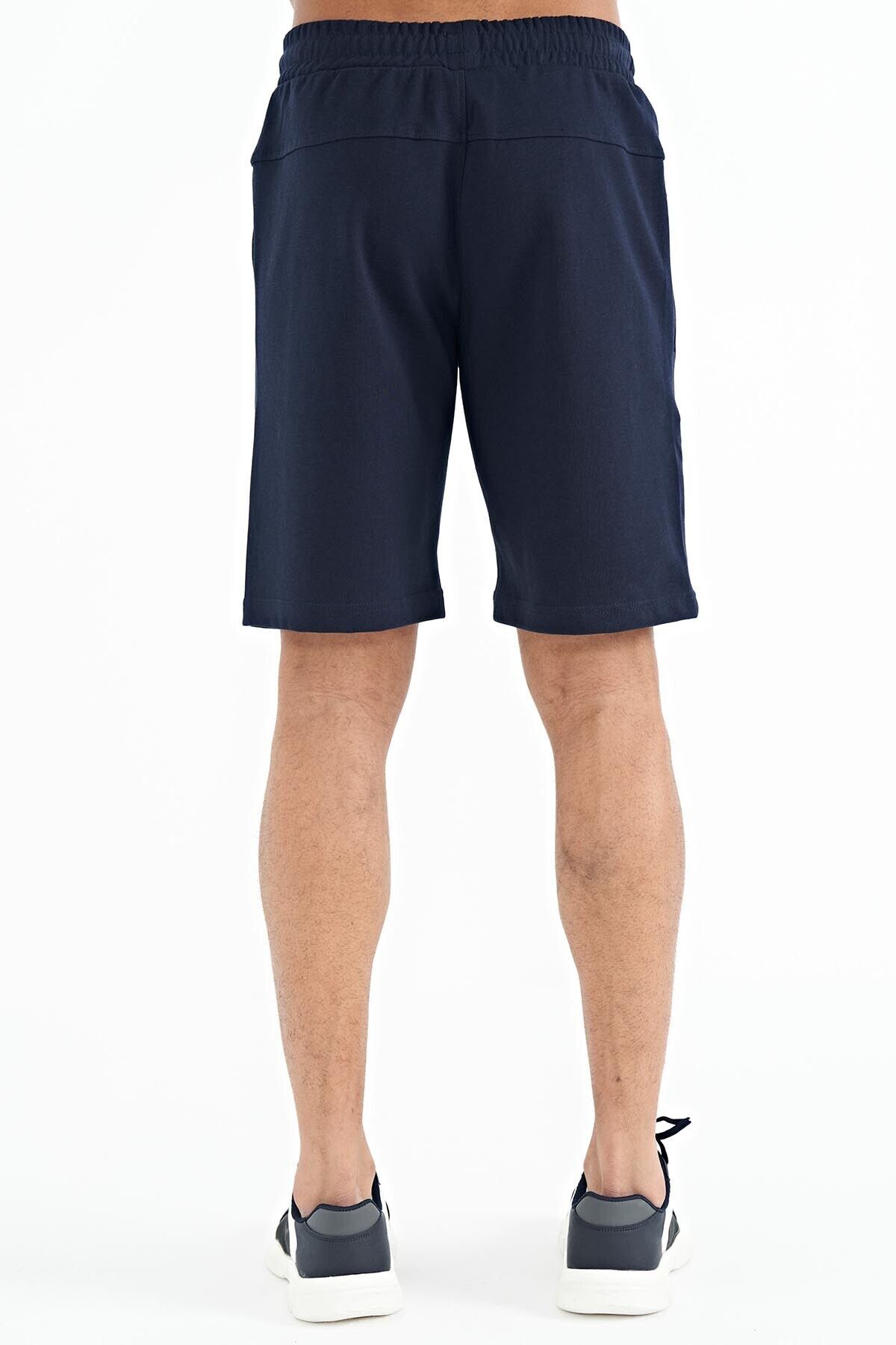 AIR JONES-Alva Indigo Printed Men's Shorts - 81245 8