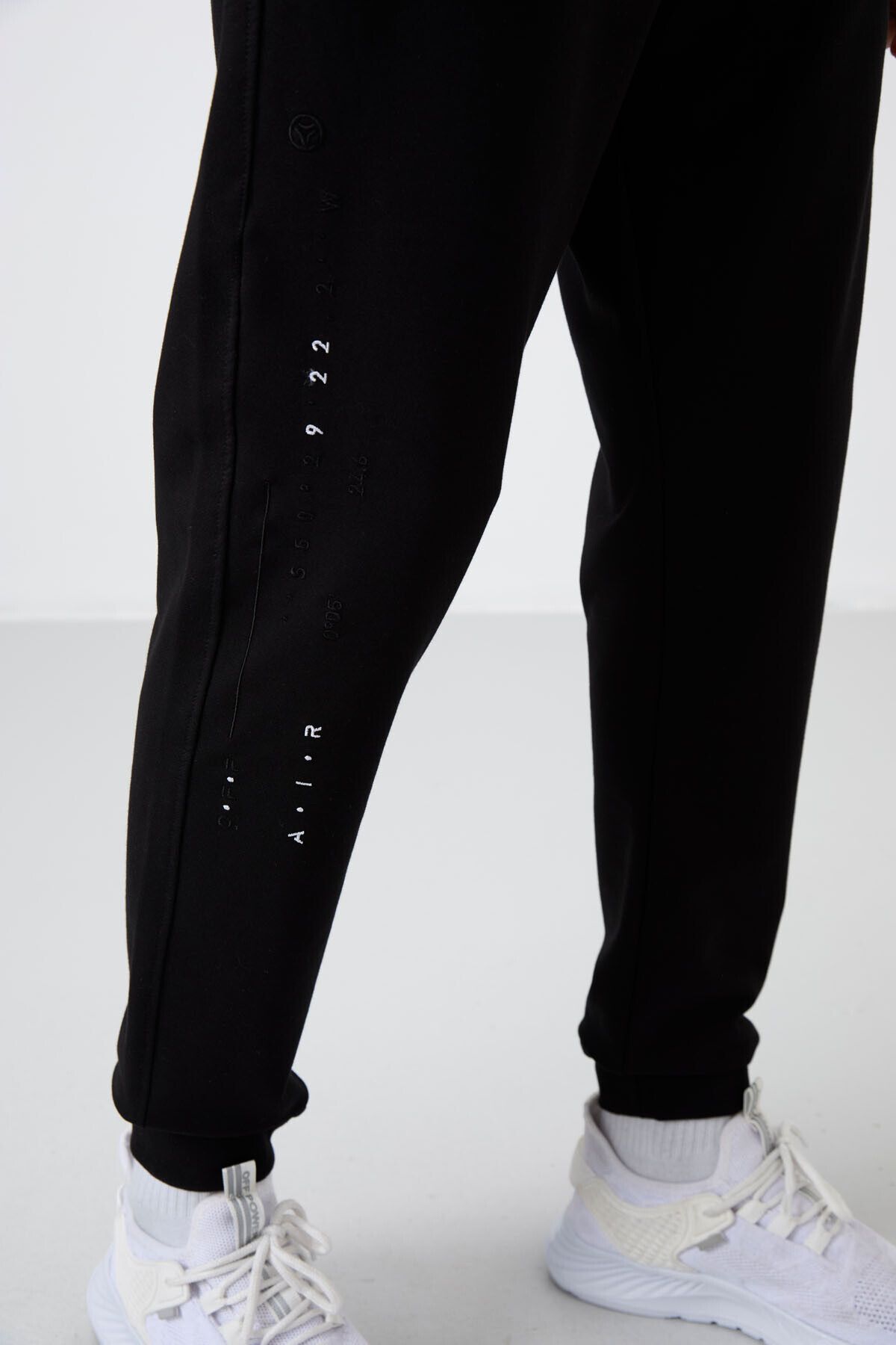 AIR JONES-Rory Black Jogger Men's Tracksuit Bottom - 84909 5