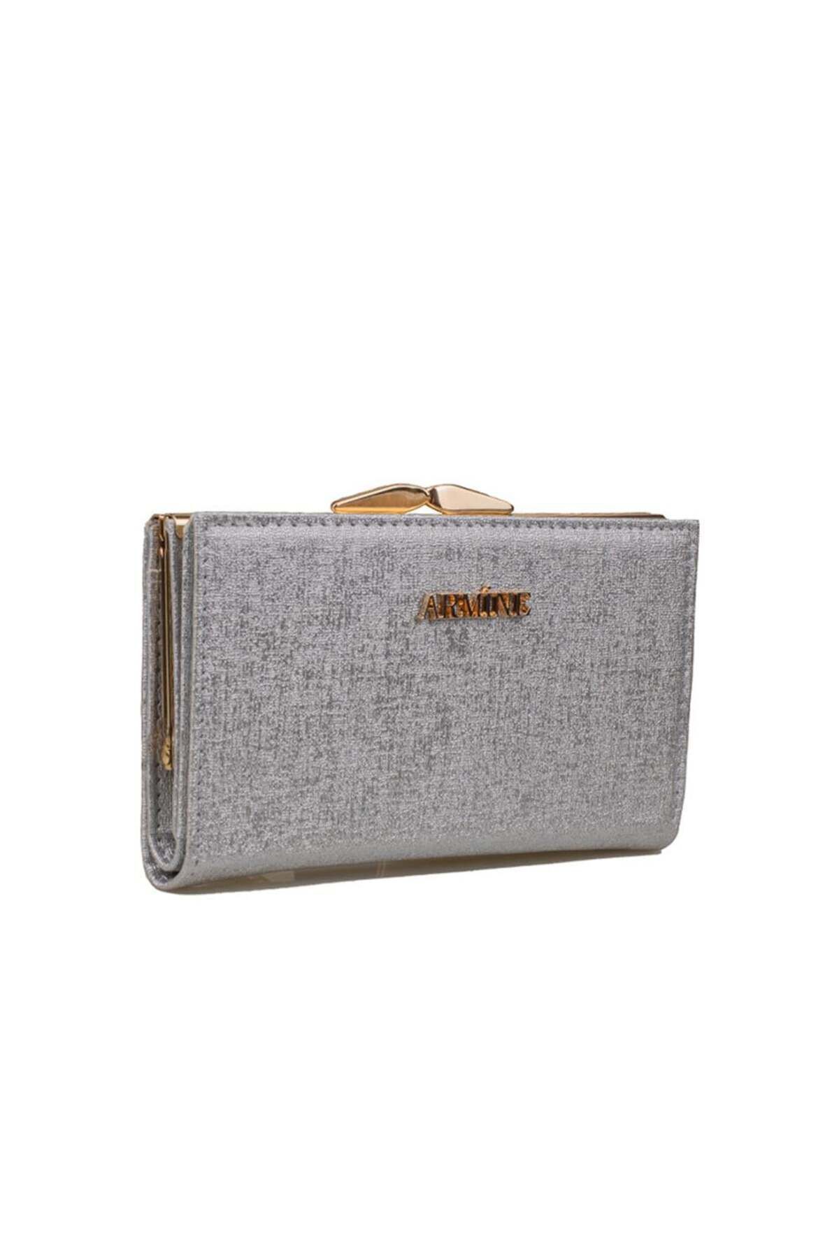 Armine-Wallet - Silver-colored - Plain 1