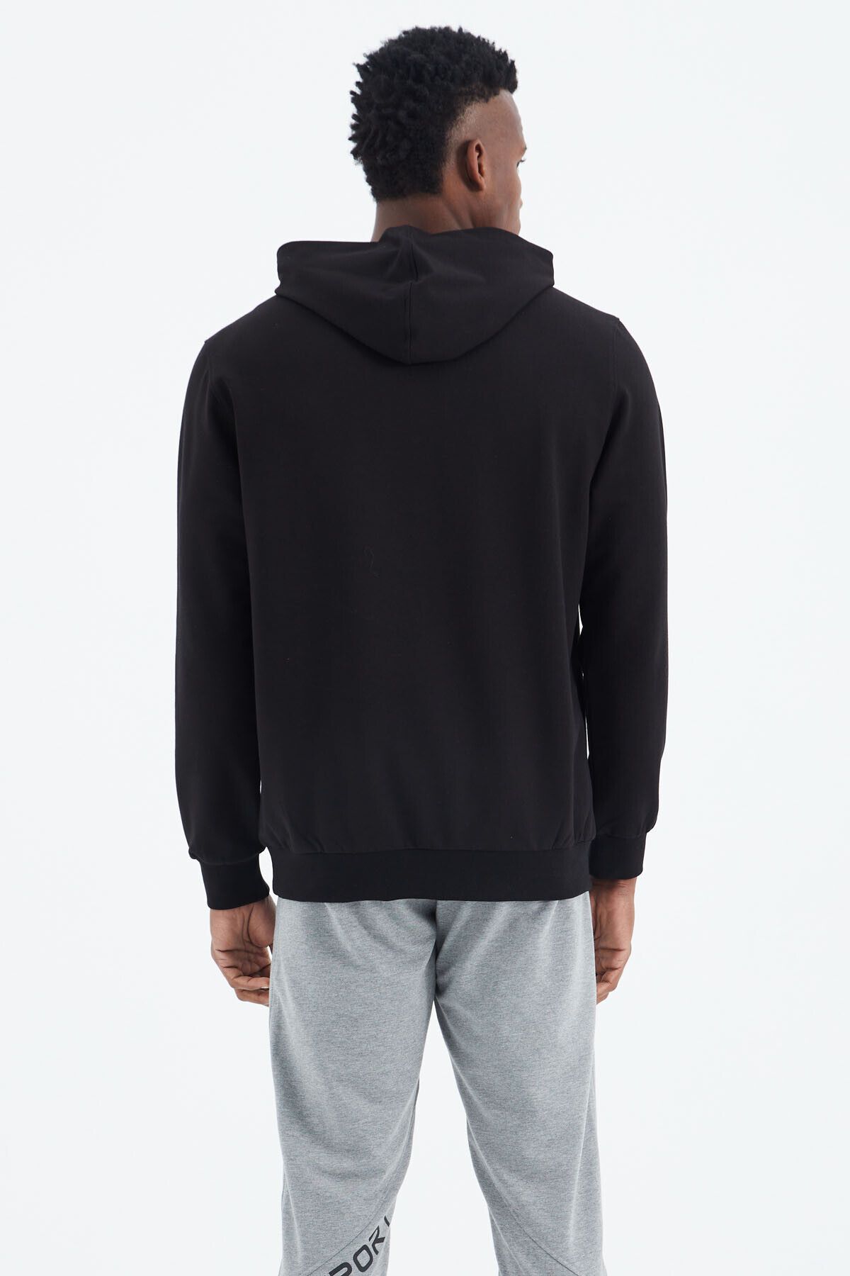 AIR JONES-Harvey Black Hooded Sweatshirt - 88309 7