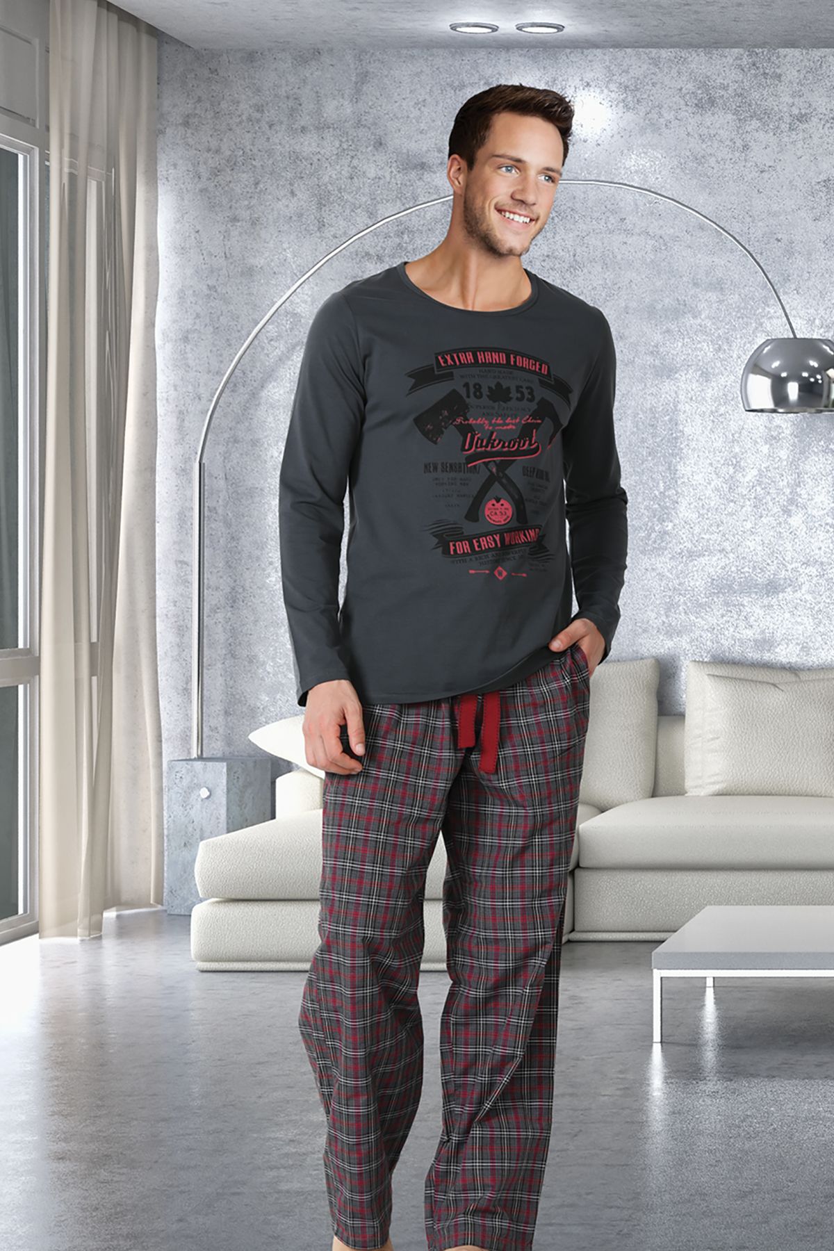 Doremi-Dark Damon Men's Pajama Set 6