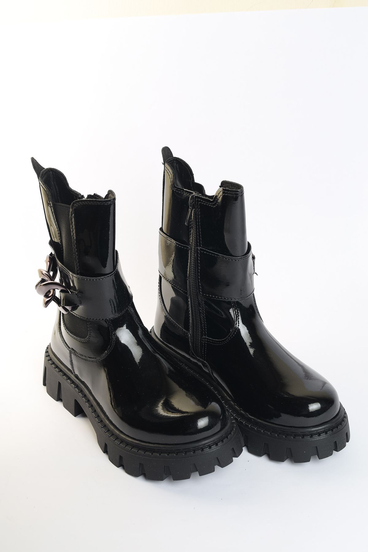 Moda Lime-Unisex Children's Winter Boots - Warm, Lined, Chunky Non-Slip and Comfortable Sole 4