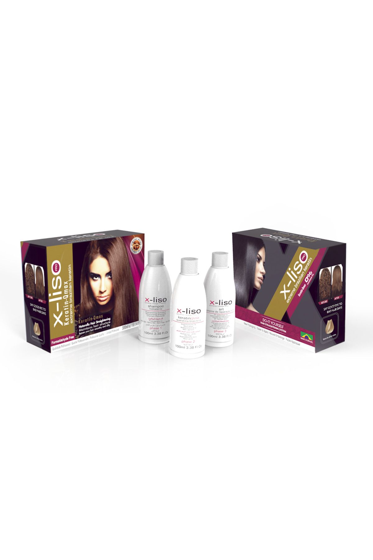 X-Liso-Keratin Qmax Kit- 3 X 100 Ml 2