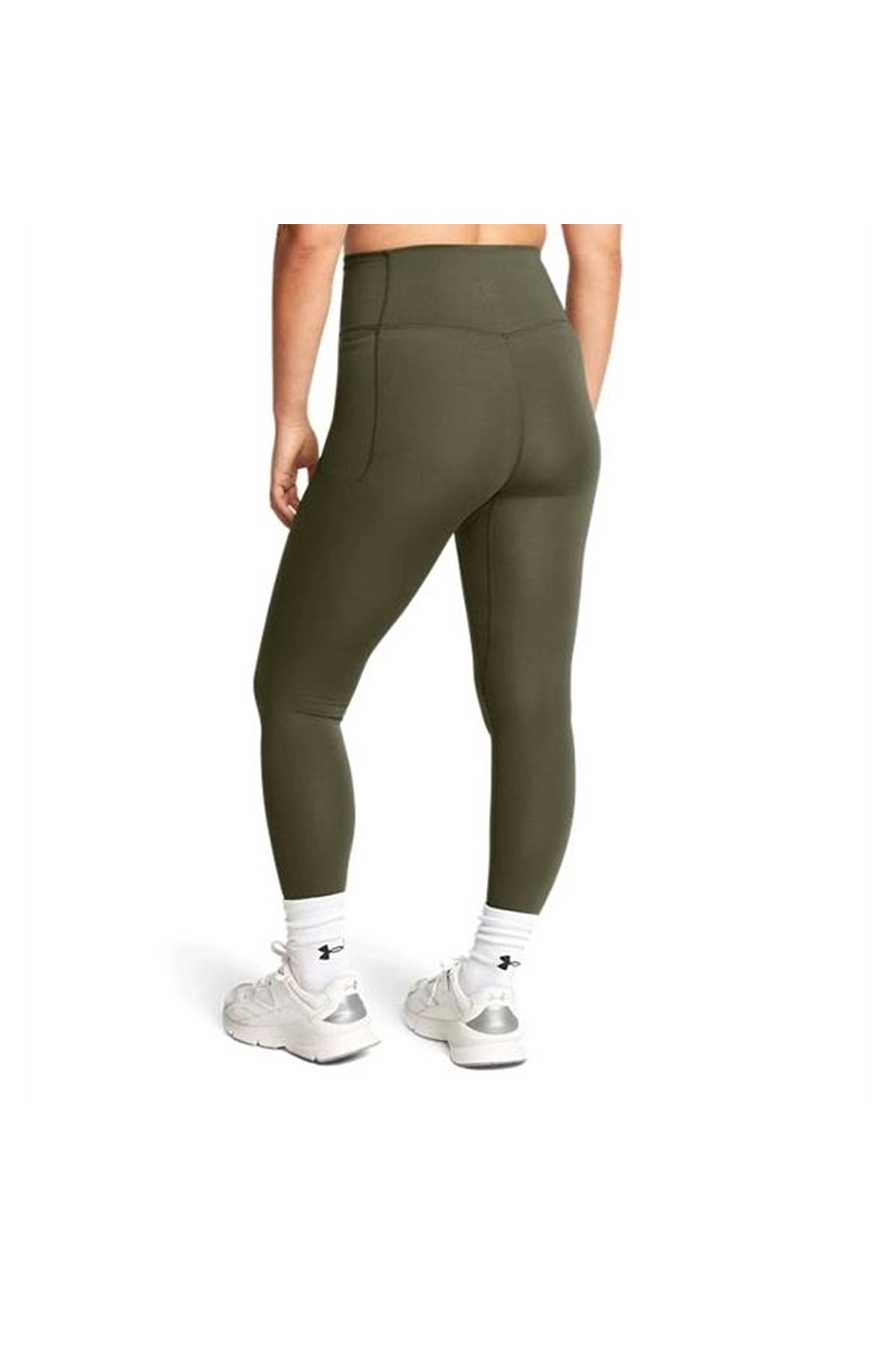 Under Armour-Green Women's Training Leggings - Meridian Ankle Leg, 1382525 -390 2