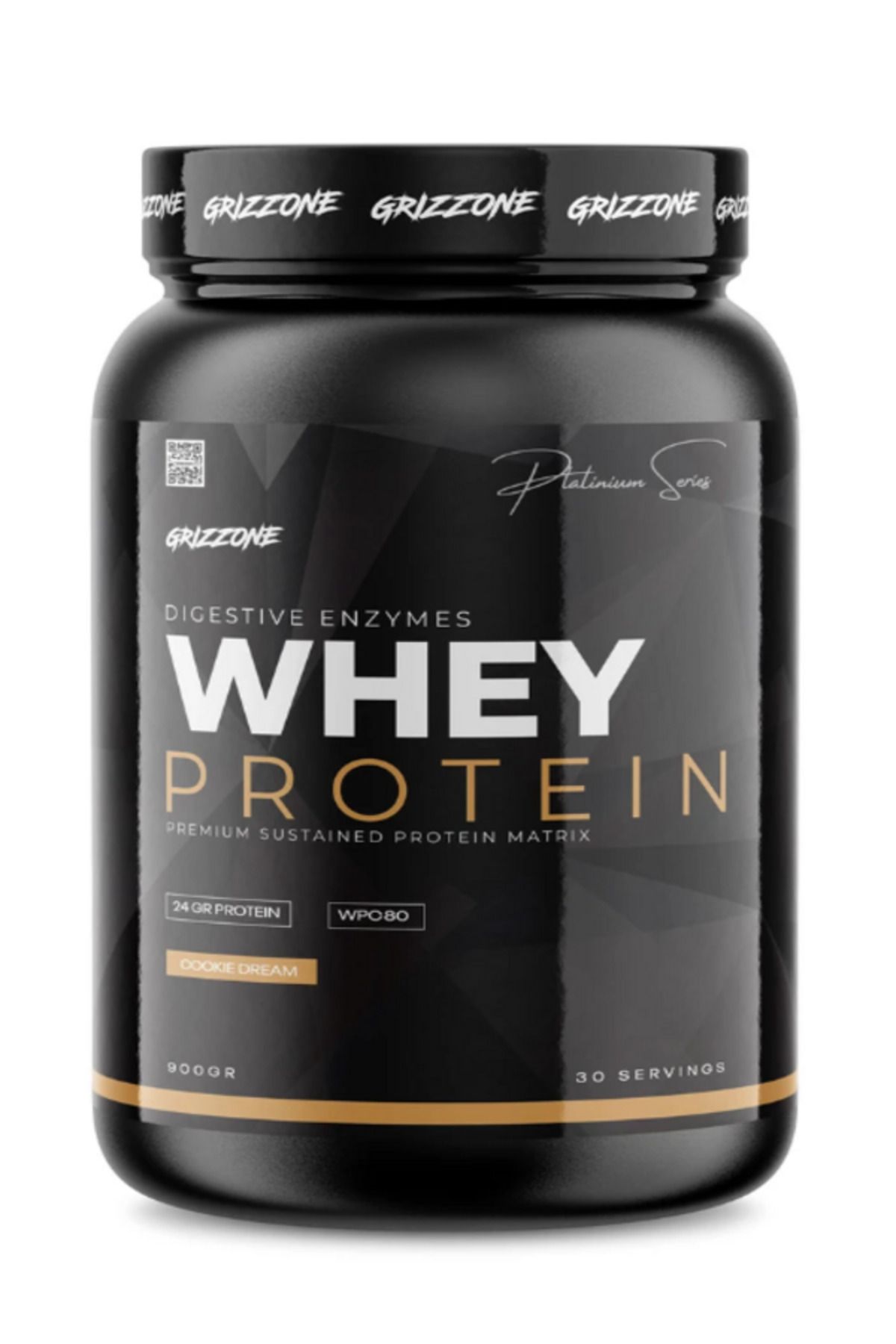 Grızzy Whey Protein Pro Wpc80 900 gr 30 Servis ( Cookie )
