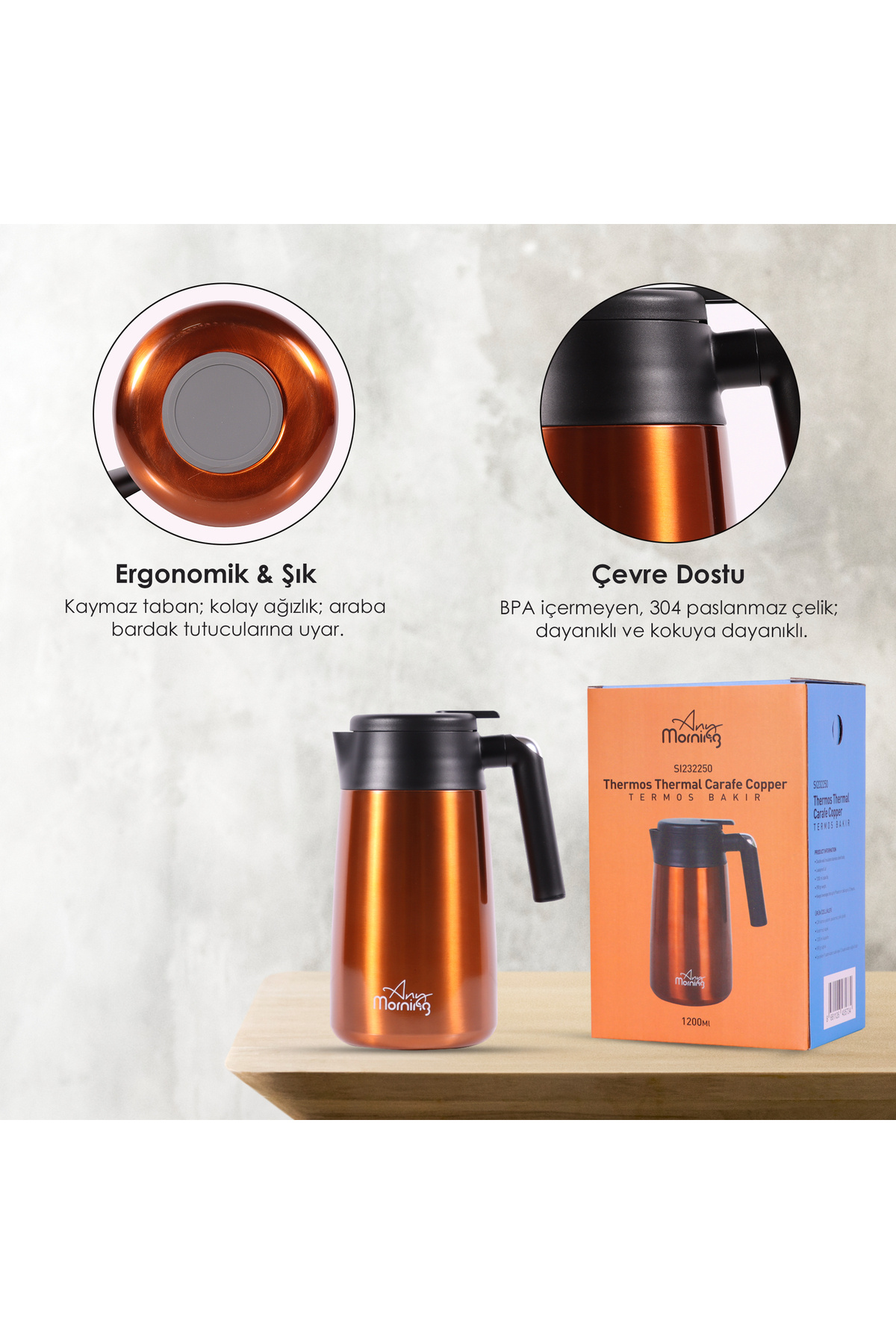 Any Morning-Thermosbecher – isoliertes Design 6