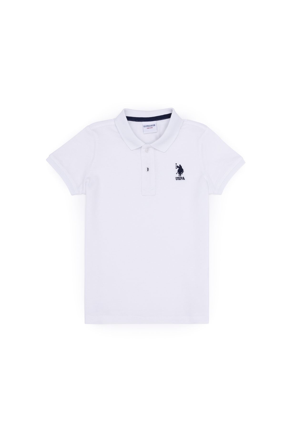 Erkek Çocuk Beyaz Basic Polo Yaka Tişört 50262958-VR013