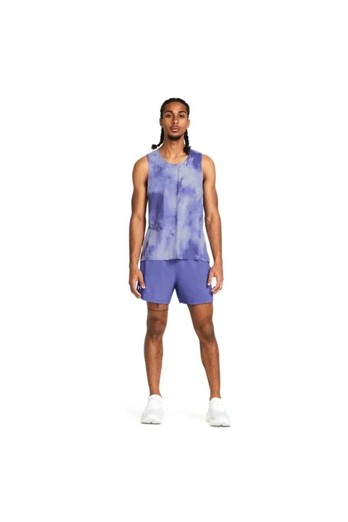 Under Armour شورت های بنفش رانینگ 5 '' 1382617 561 را راه اندازی کنید