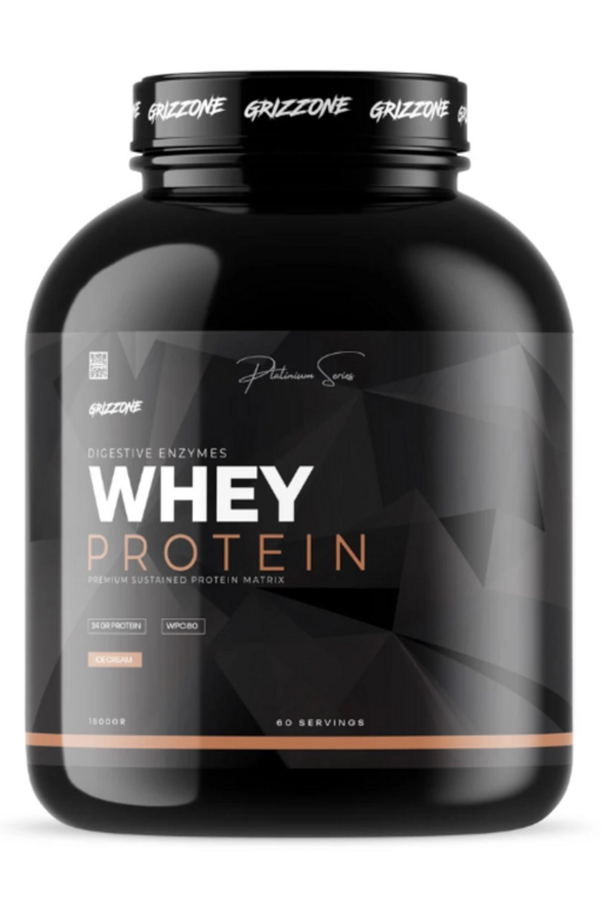 Grizzy Pro Whey Protein 1800 gr 60 Servis ( Dondurma )