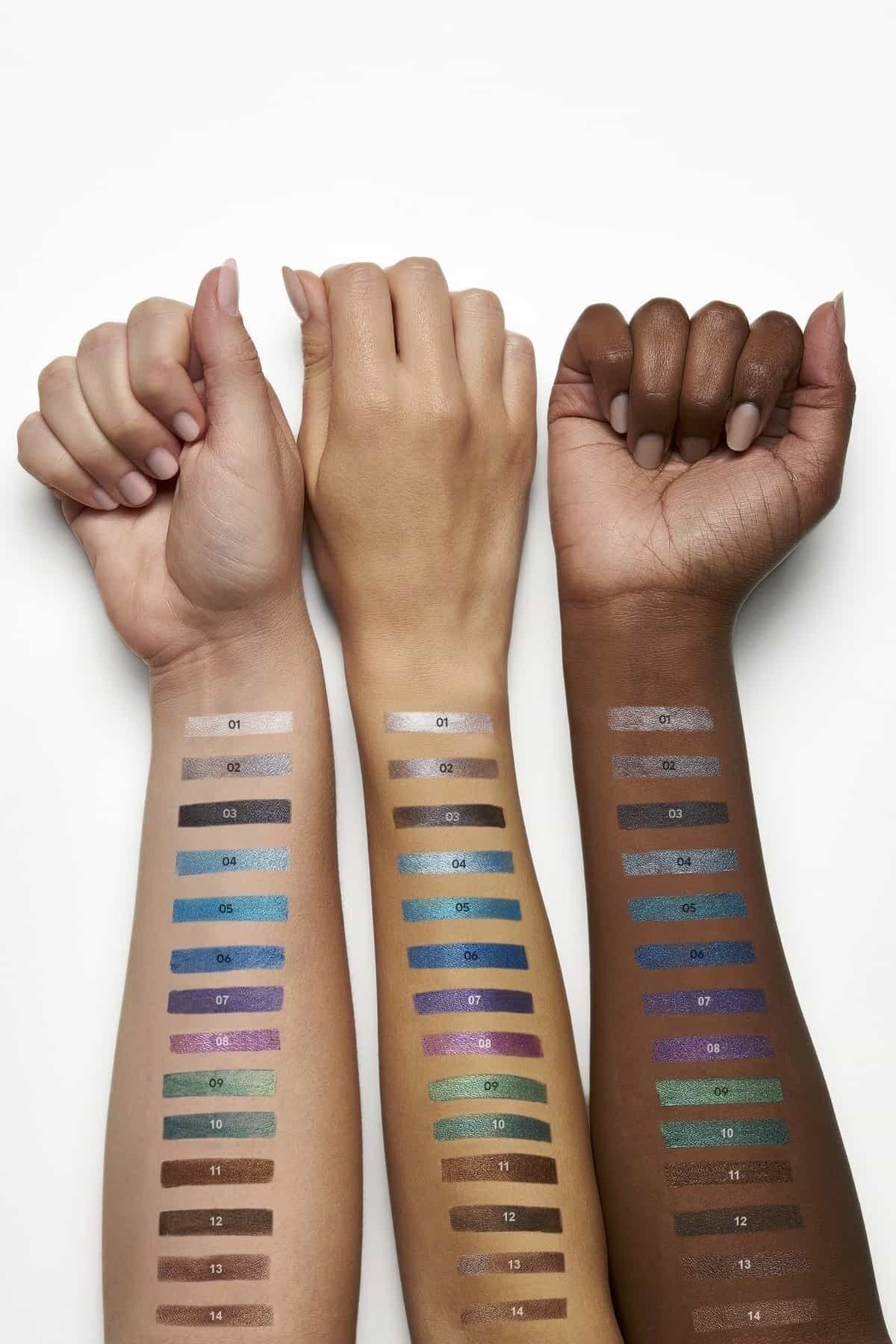 Golden Rose-Easily Operated, Lasting Eyeshadow - Soft, Smooth and Creamy Structure - Dark Gra Eleg.511 4