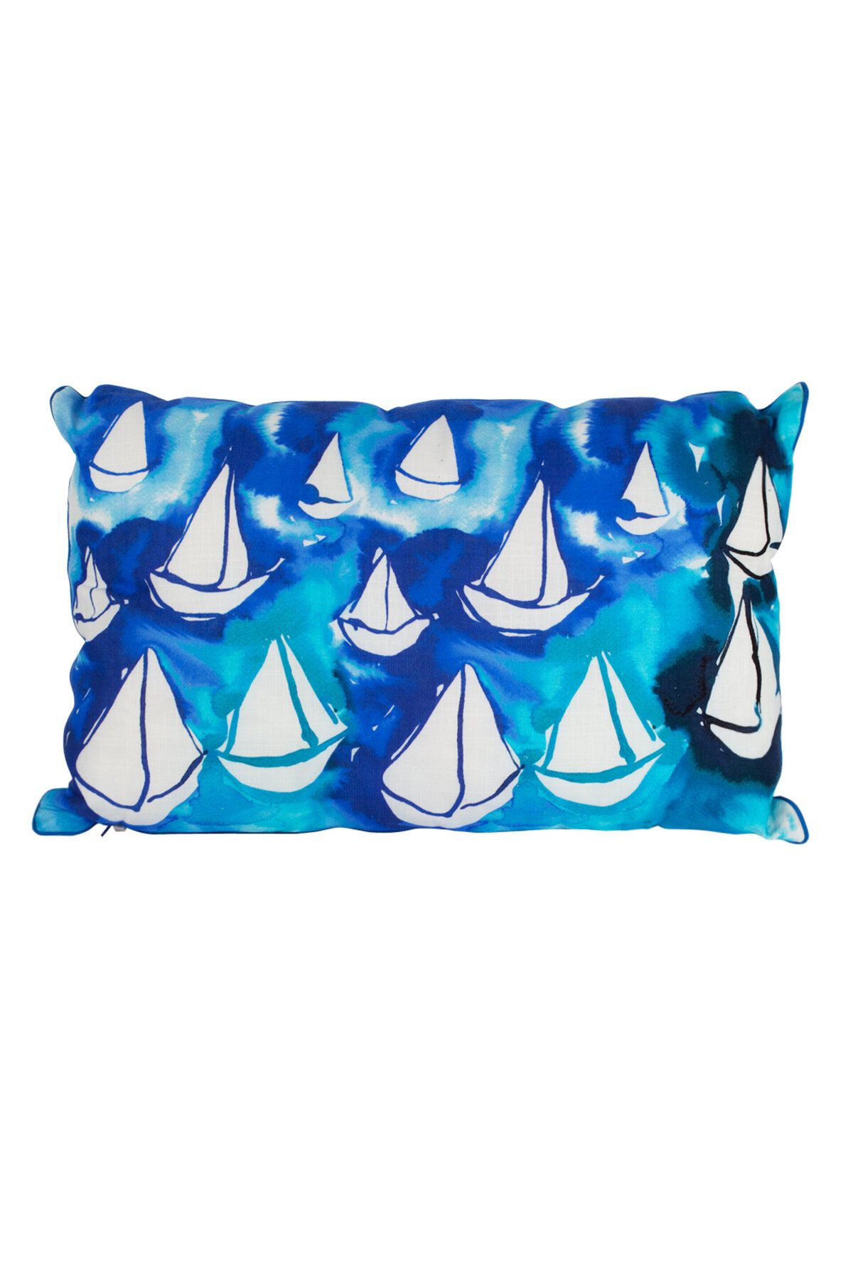 ANEMOSS-Sail Patterned Rectangular Decorative Pillow 1