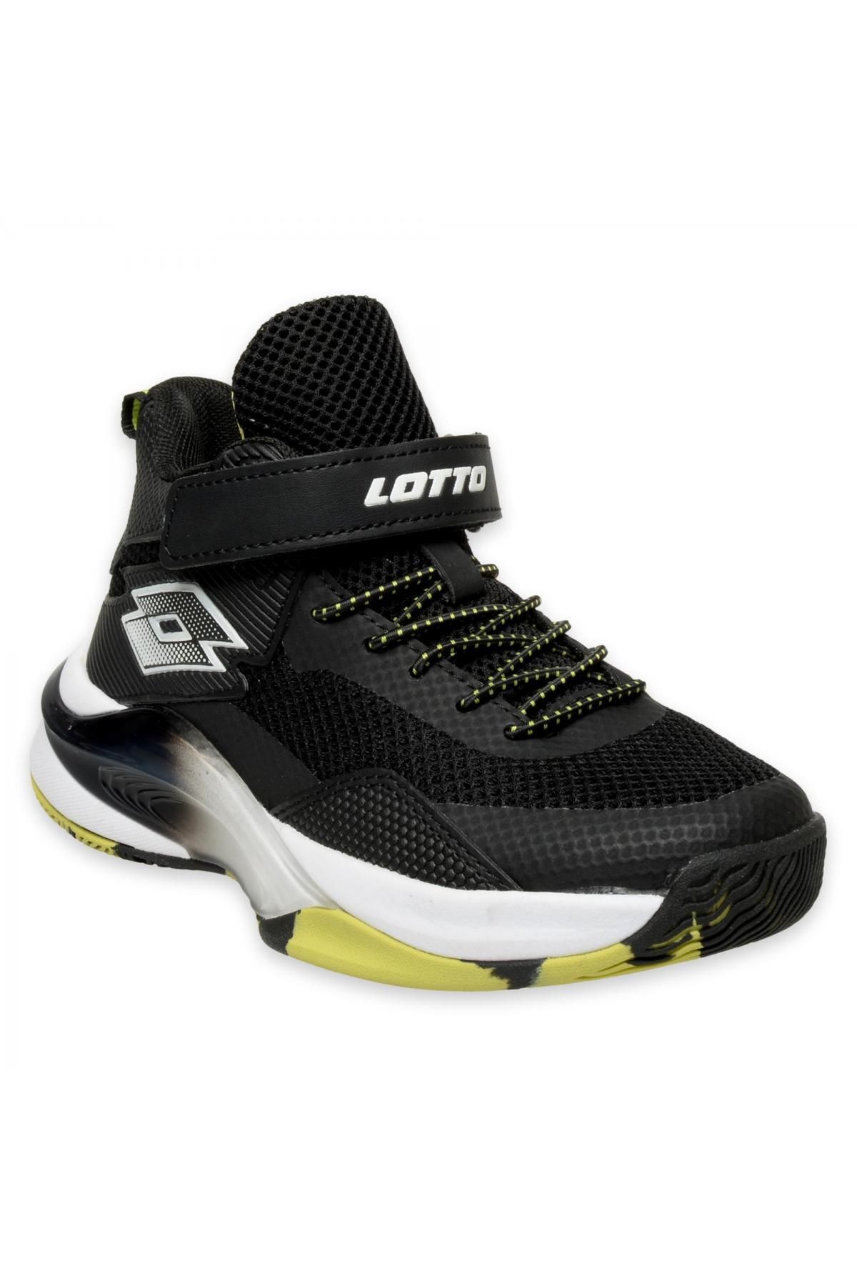 Lotto-4W Superior B Ps 4Pr Basketball Black Boy's Sports Shoes 1