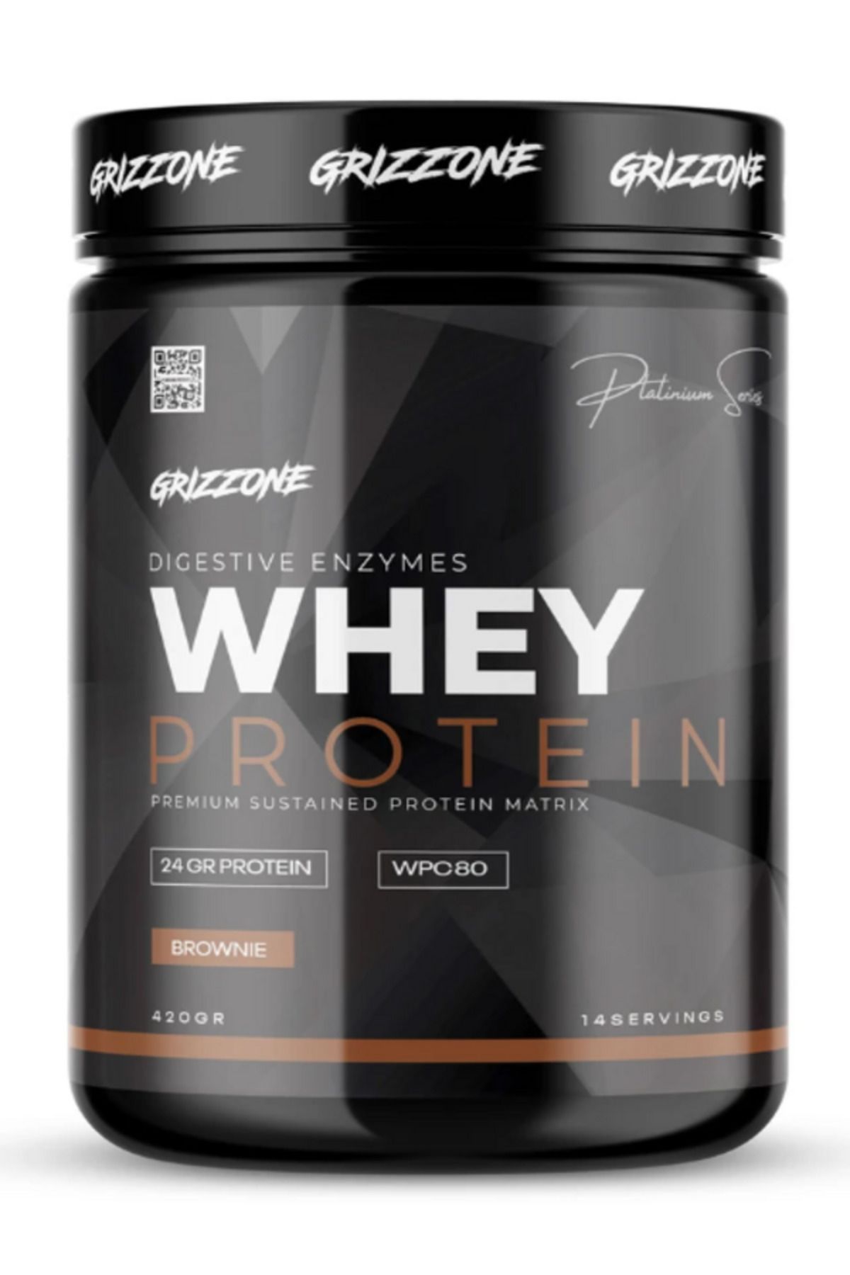 Grızzy Whey Proteın Pro 420 gr 14 Servıs ( Brownı )