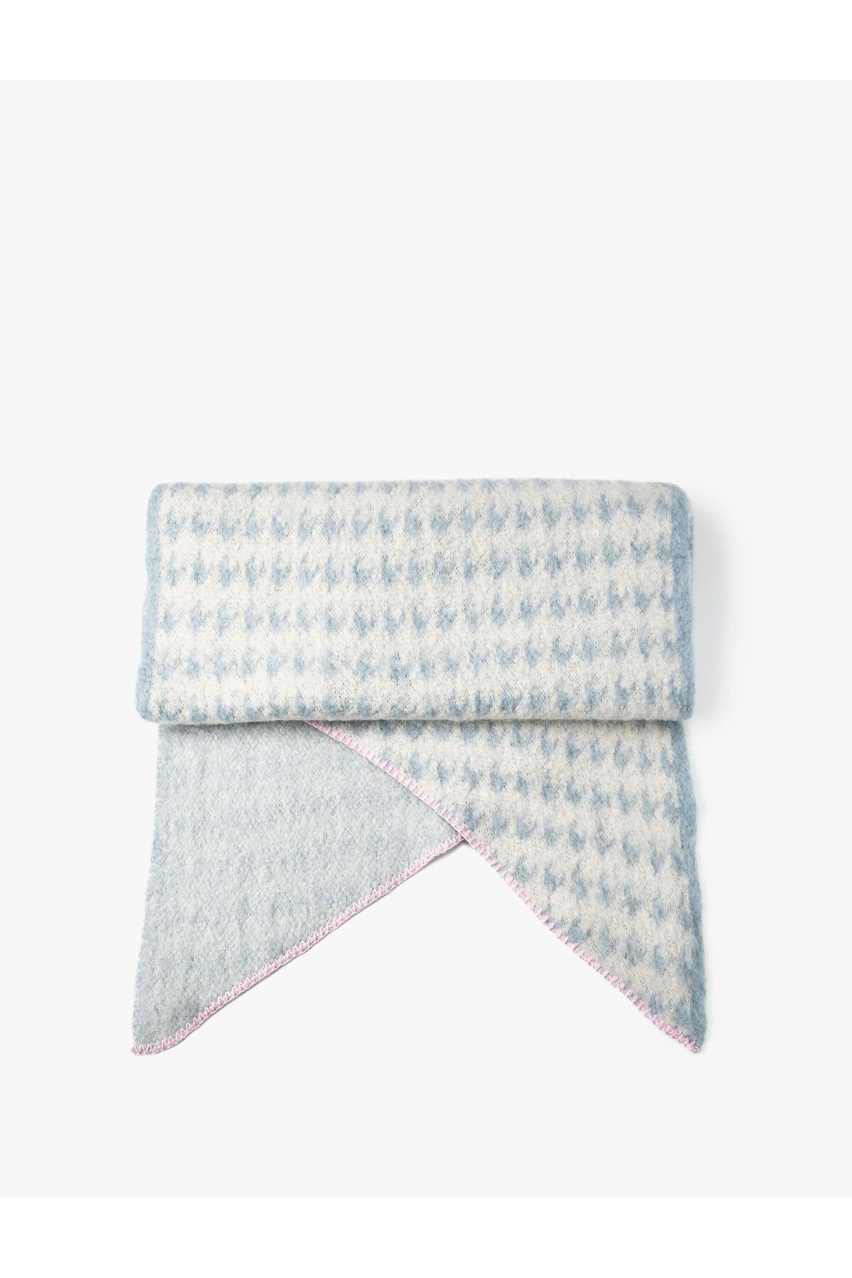 Koton-Weft Patterned Soft Textured Asymmetrical Cut 2