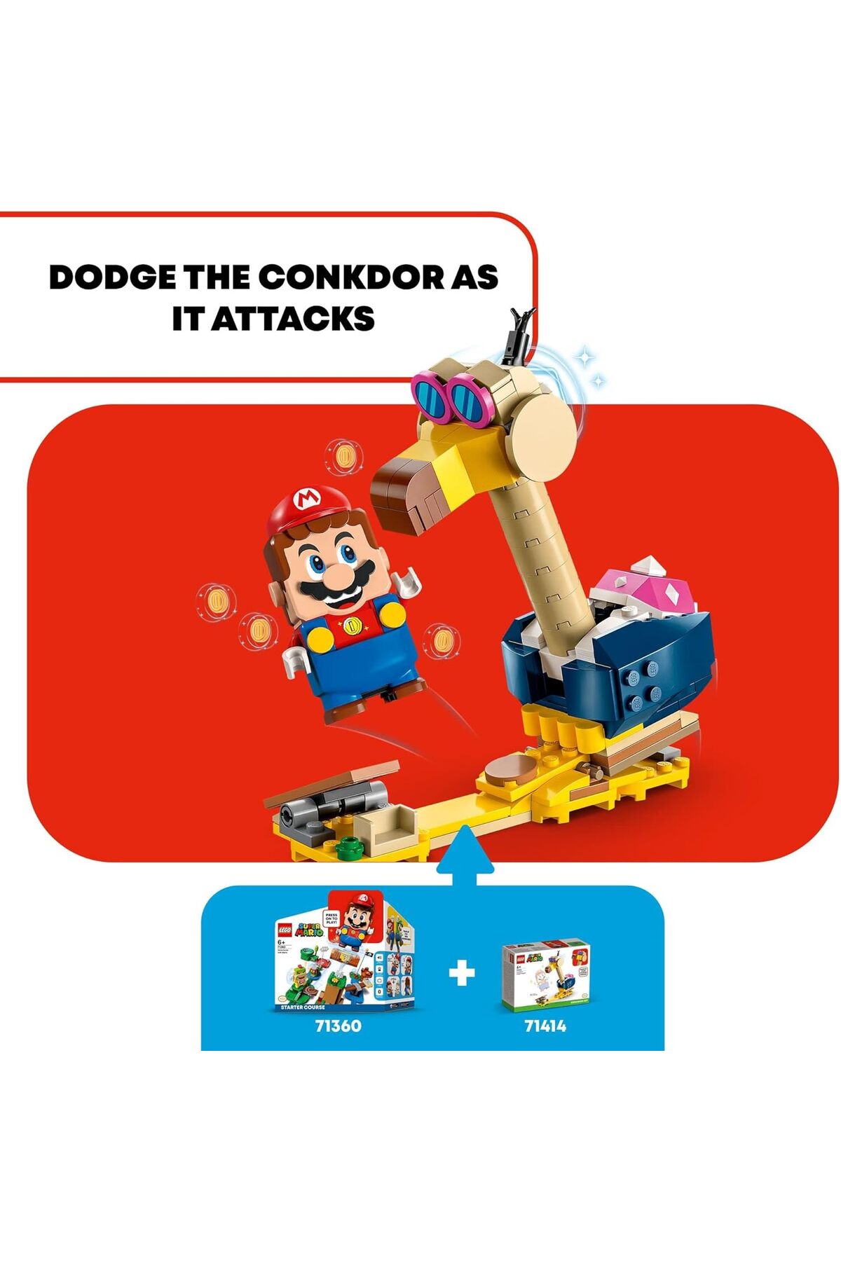 مجموعهٔ الحاقی ضربهٔ سر کانکدور سوپر ماریو ۷۱۴۱۴ لگو